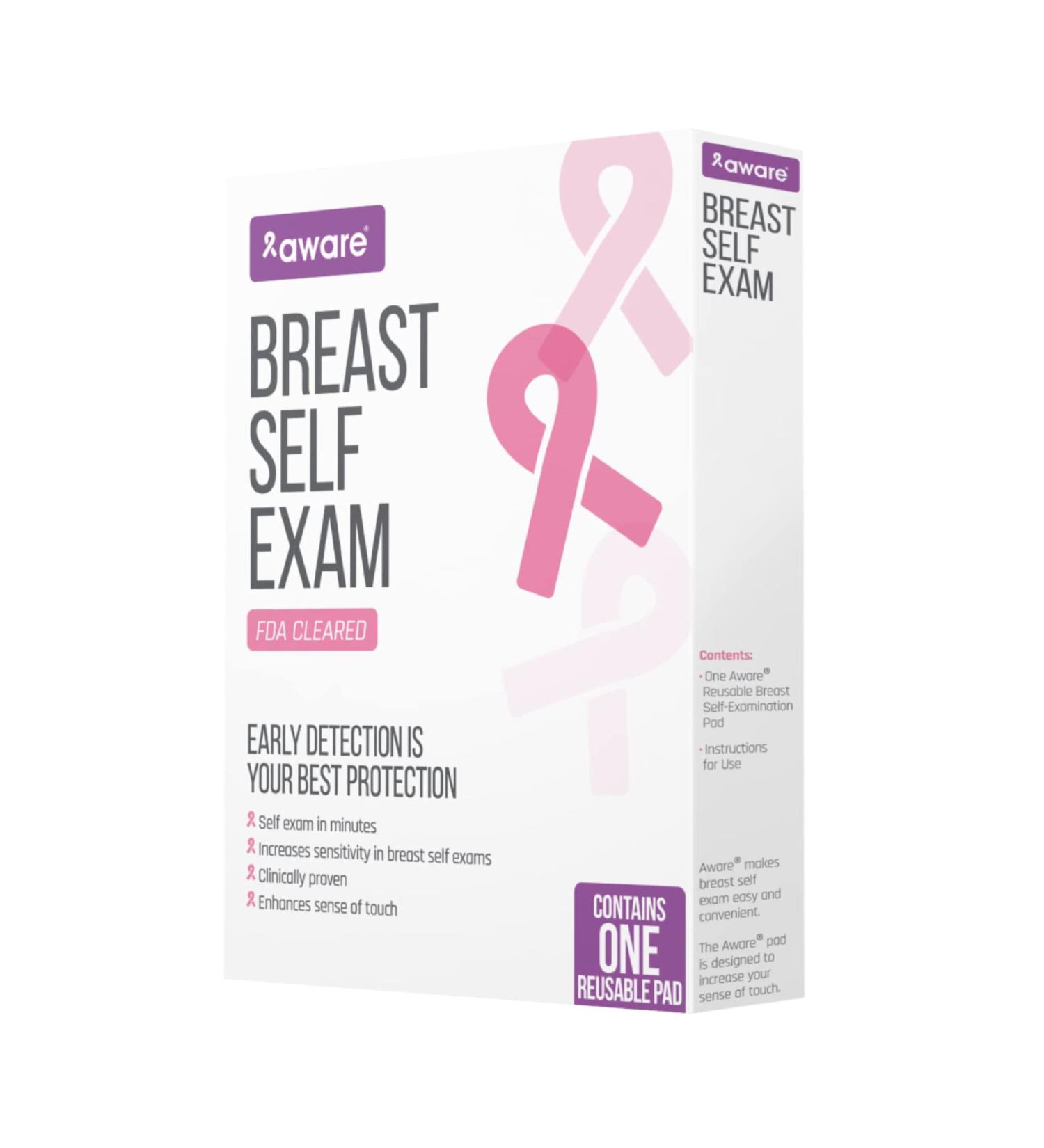 Buy Aware Breast Self Exam Pad - Essential Breast Cancer Awareness Tool for Self-Examination | International Shipping Available - Buy Online on GoSupps.com