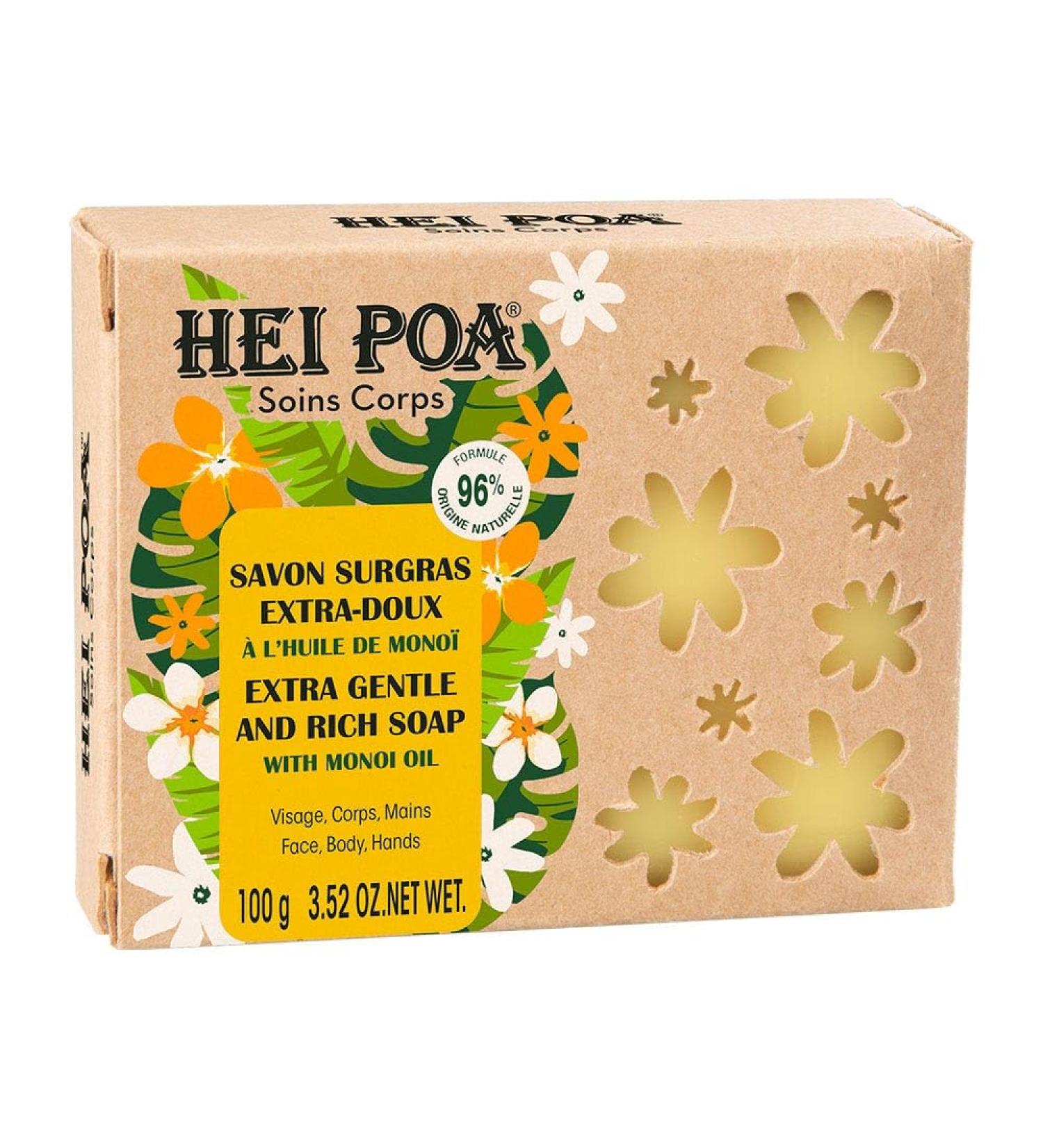 Hei Poa Tiare Extra Gentle and Rich Soap 100gr