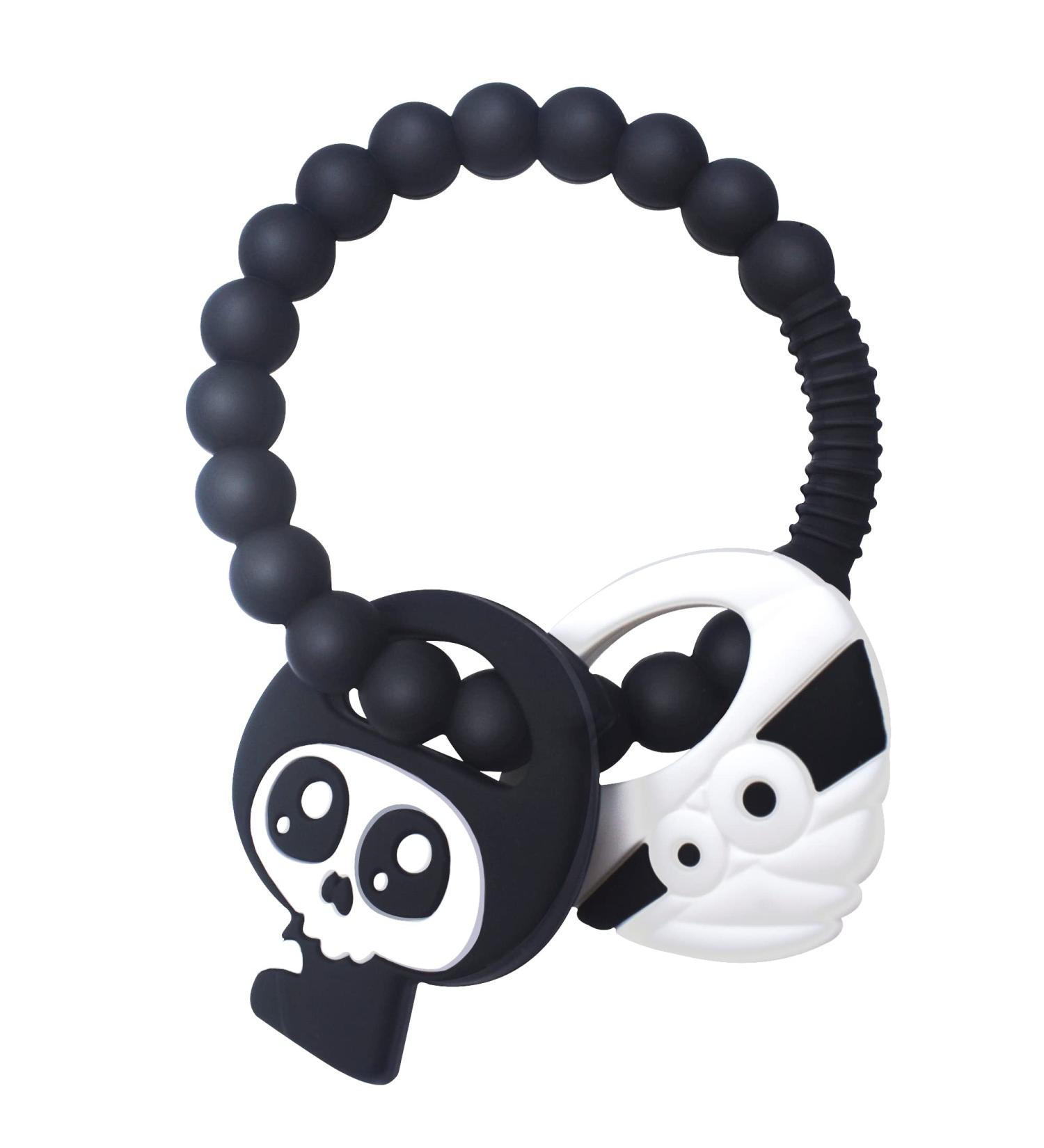 BigSpinach Mummy and Grim Reaper Teether Set for Halloween Fun - Bumpy Ring for Soothing & Easy Grabbing - Buy Online on GoSupps.com