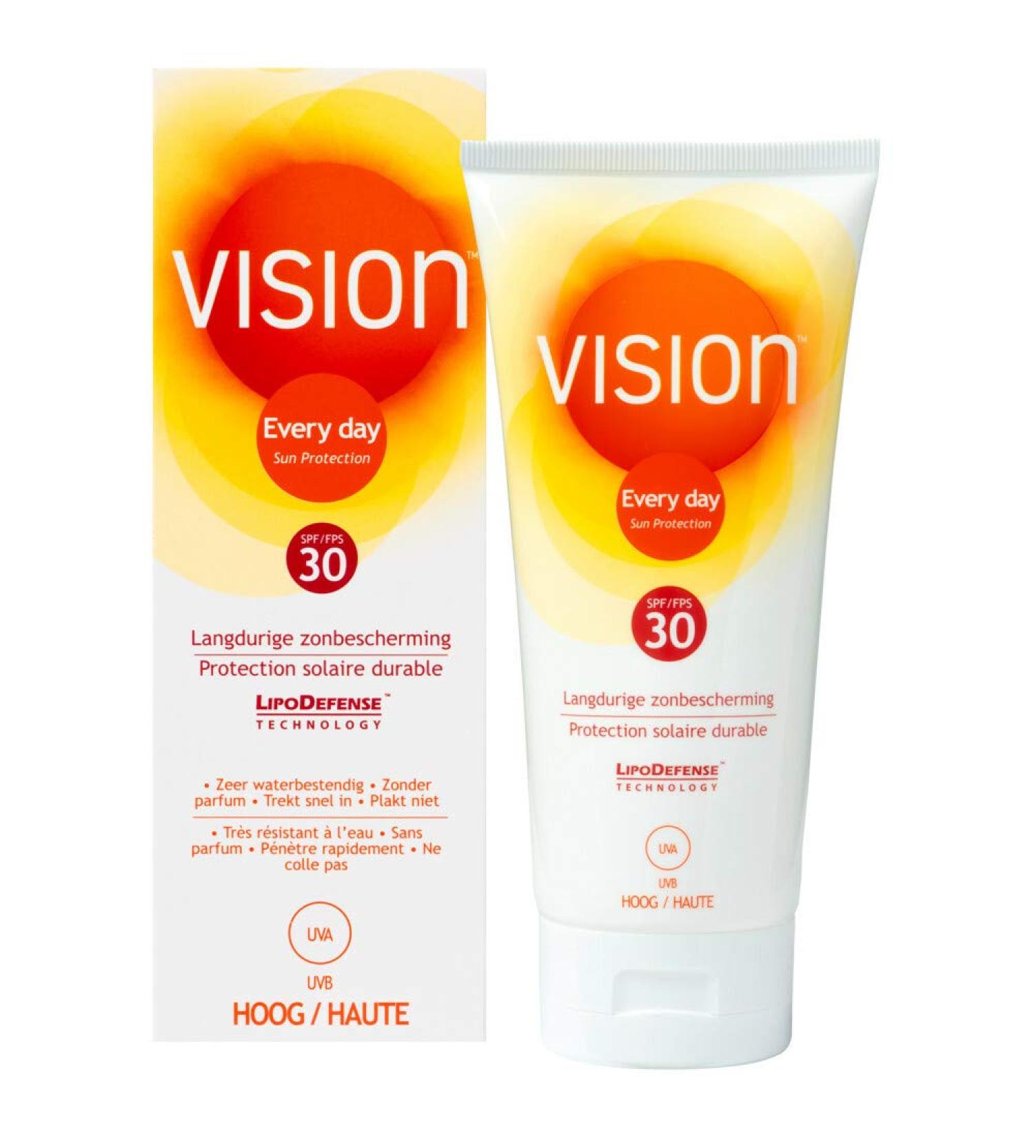 Vision Every Day Sun Protection SPF 30 - Long-lasting sun protection - Highly water-resistant sun protection - Protection index 30-200 ml - Buy Online on GoSupps.com