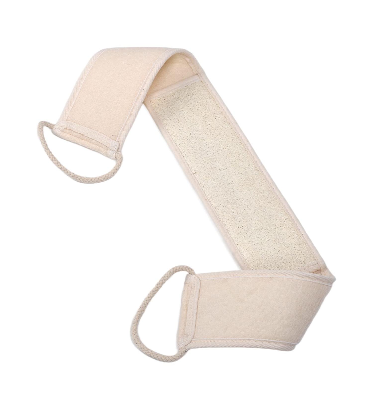 Exfoliating Bath Towel & Loofah Sponge - Deep Cleaning Shower Back Strip for Body & Face | Remove Dead Skin - Buy Online on GoSupps.com