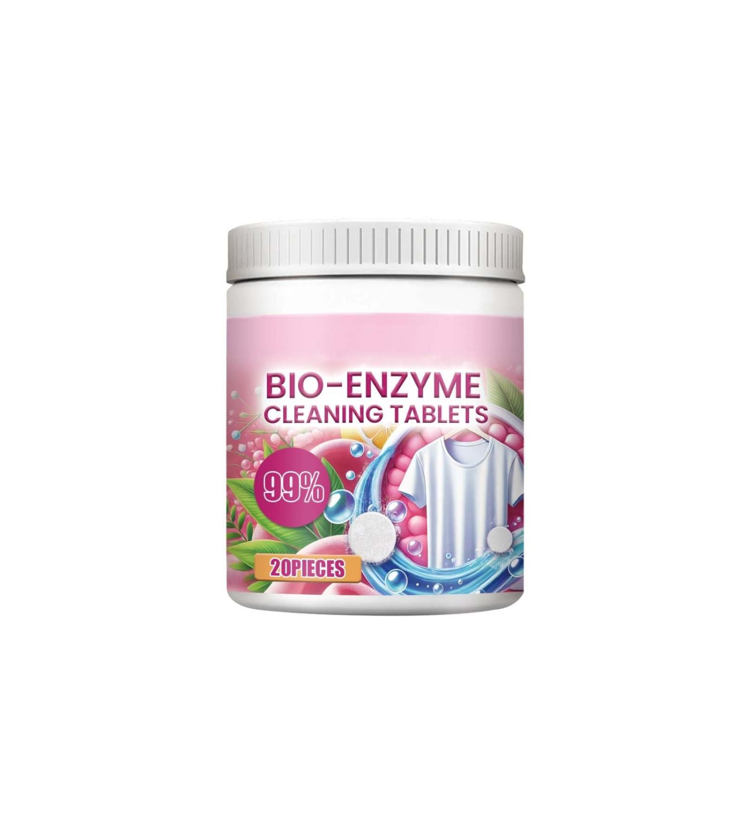 Junerain Multi-Functional Bio Cleaning Tablets Bio Explosive Salt Dissolve Concentrated Cleaning Tablets Bleach Tablets for Laundry Kitchen Clothes Barrel Large Capacity(1pcs) - Buy Online on GoSupps.com