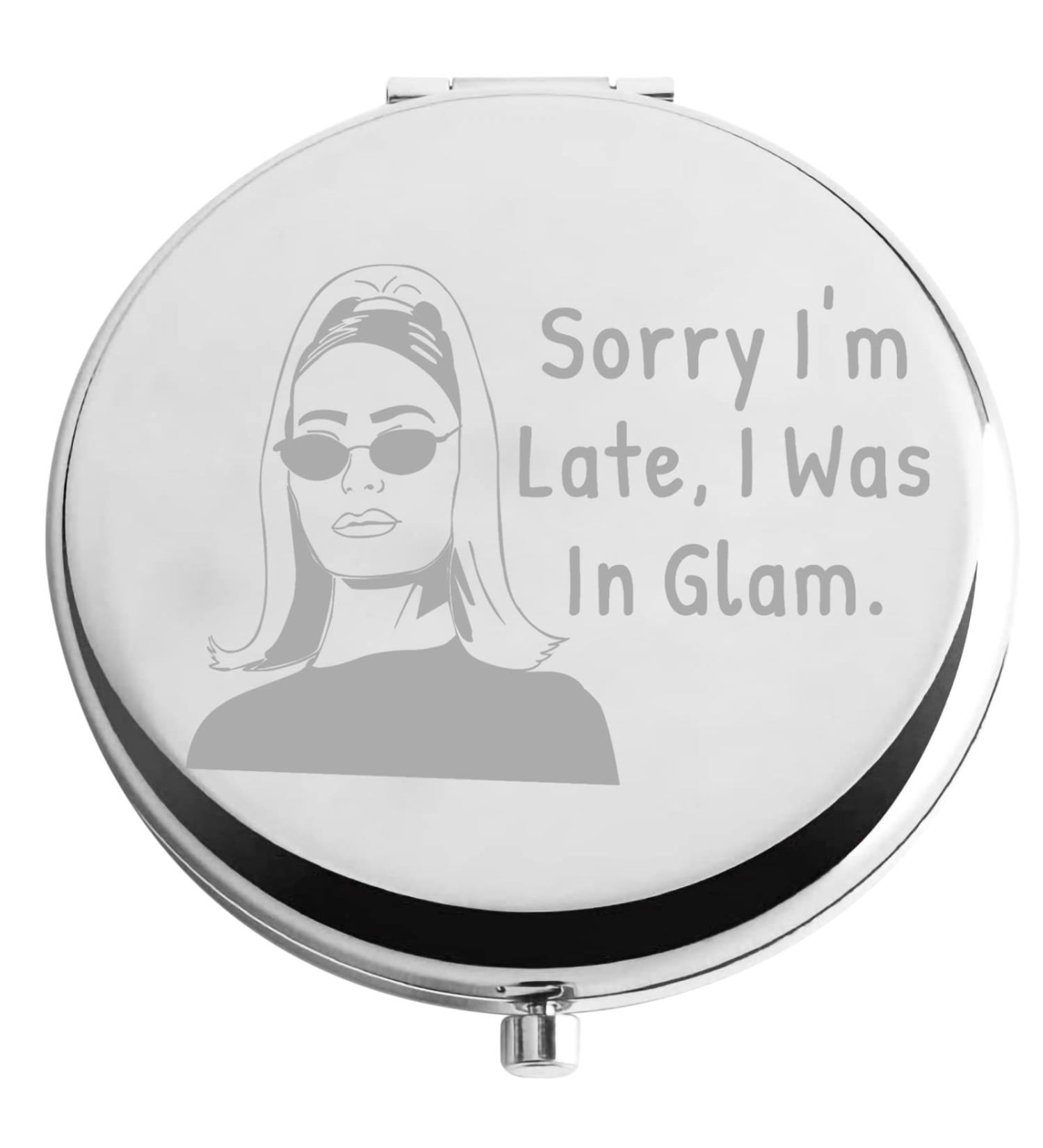 Zuo Bao RHONY Inspired Makeup Mirror - Glam Compact Mirror Gift for Mother/Girlfriend - Buy Online on GoSupps.com
