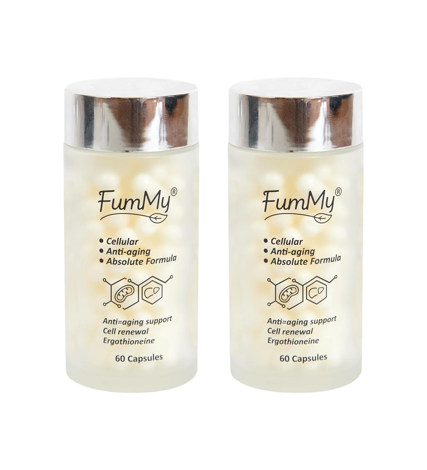 YOUROA L-Ergothioneine 60 Capsules per Bottle Cellulare Anti-aginge Absolute Formula Anti-Aging Support Cell Renewal Ergothioneine Heart Health & Brain Supplement 0.5mg/CPS. (120 pcs) - Buy Online on GoSupps.com