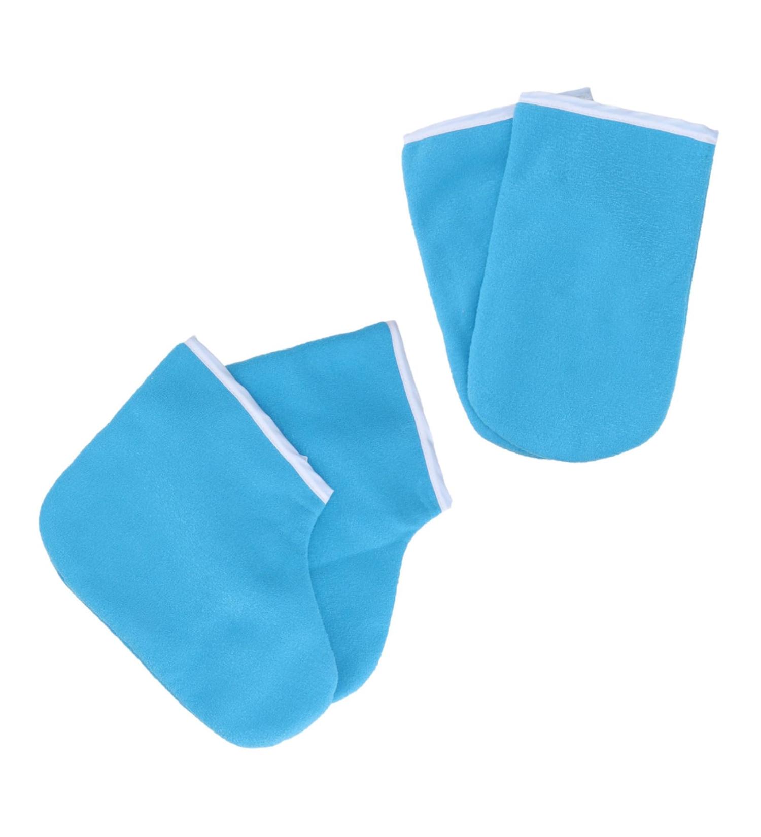 1ensemble Set De Et Chaussettes Th rapie De Paraffine Pour Soins Des Mains Pour Usage Professionnel Domicile Couleur Bleu Profond - Buy Online on GoSupps.com