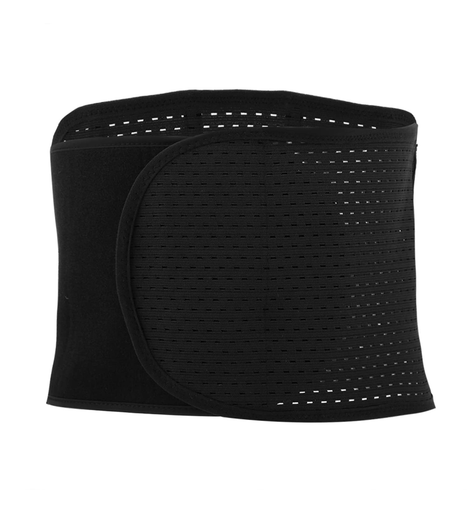 High-Quality Abdominal Belt for Postpartum Recovery | Elastic Adjustable & Supportive | Perfect for Tightening Stomach & Lumbar Support (Black) - Buy Online on GoSupps.com