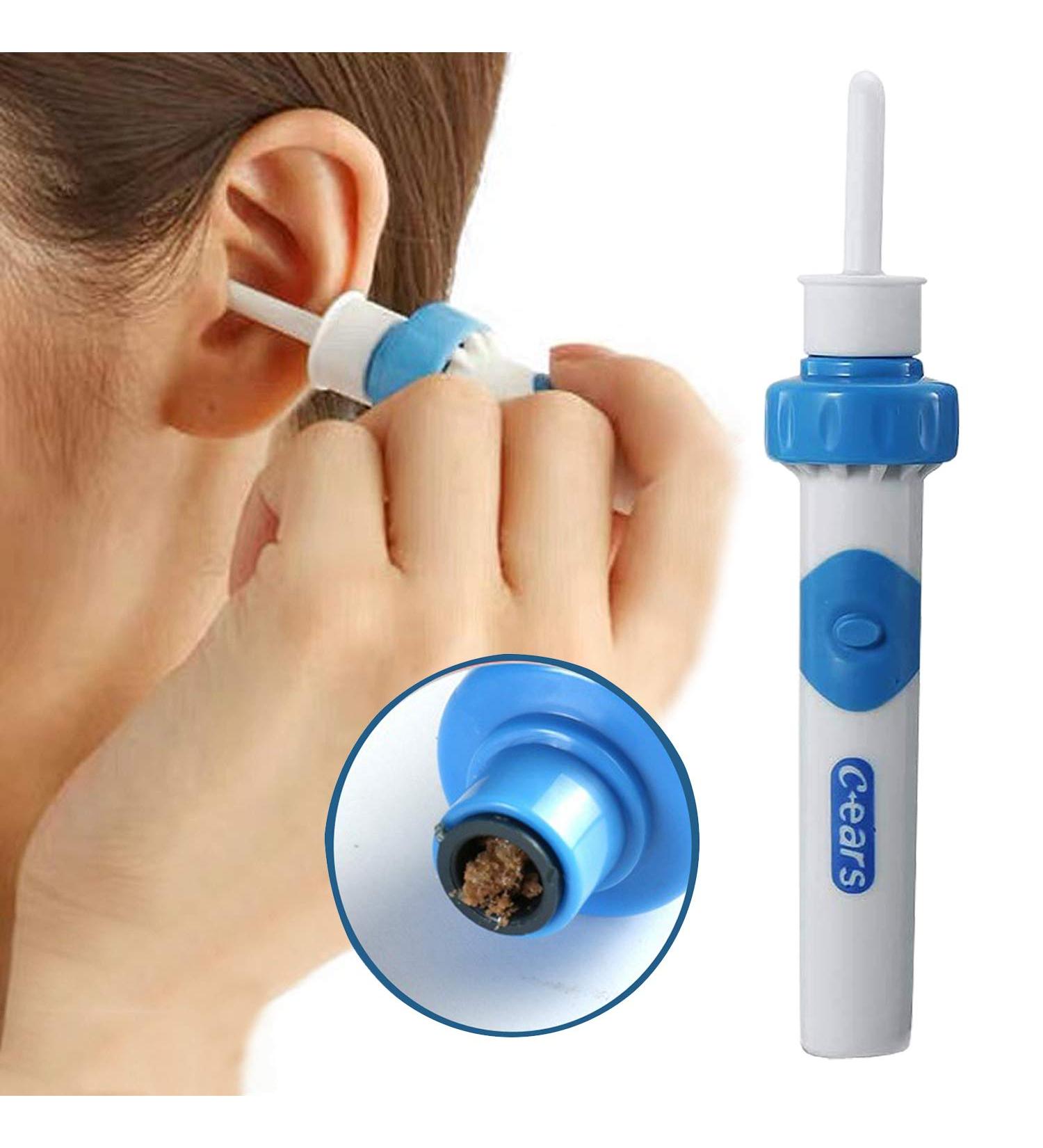 Ear Vacuum Wax Remover Kit - Gentle Ear Wax Removal Cleaner for All Ages - Buy Online on GoSupps.com