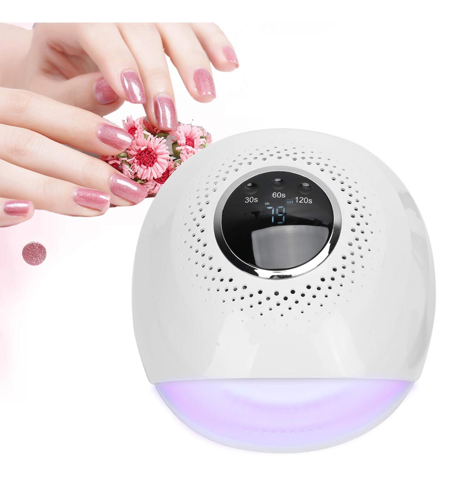 Professional 84W UV LED Nail Dryer Lamp - Gel Nail Manicure with LCD Screen & 30/60/120s Timer - International Shipping Available - Buy Online on GoSupps.com