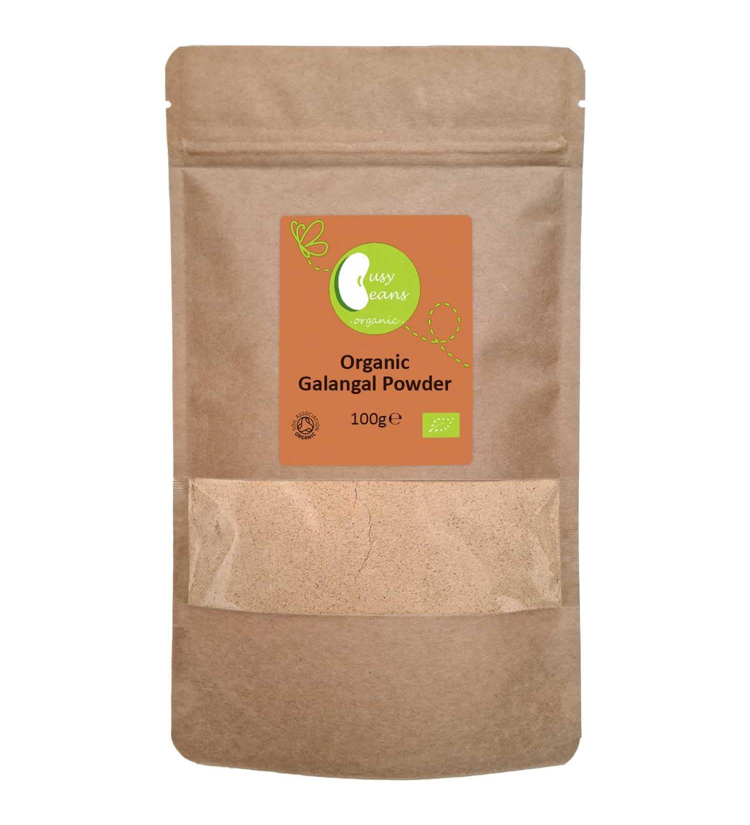Organic Galangal Powder - Certified Organic - by Busy Beans Organic (100g) - Buy Online on GoSupps.com