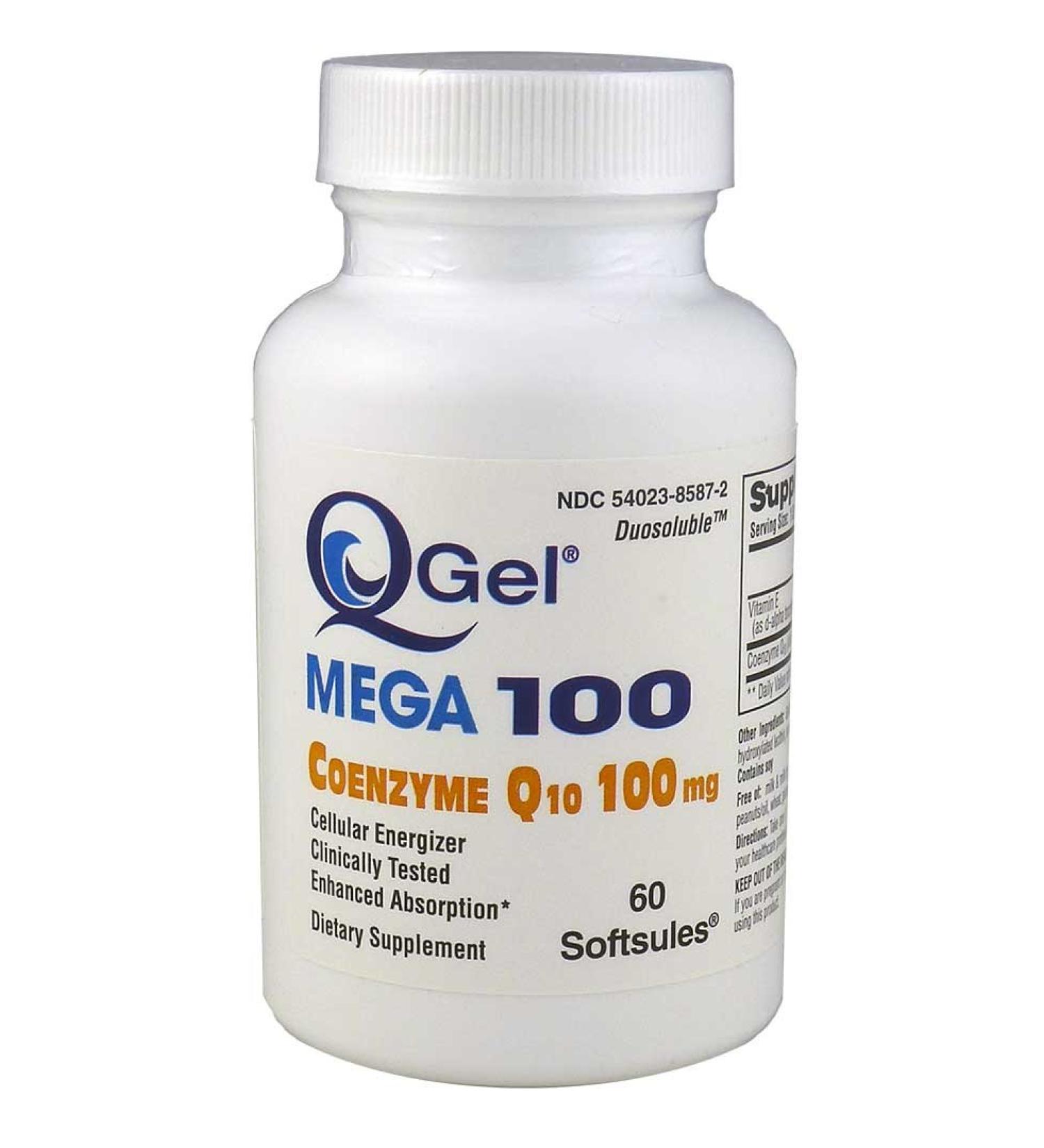 Mega 100 (100mg Hydrosoluble CoQ10) 60 Softgels