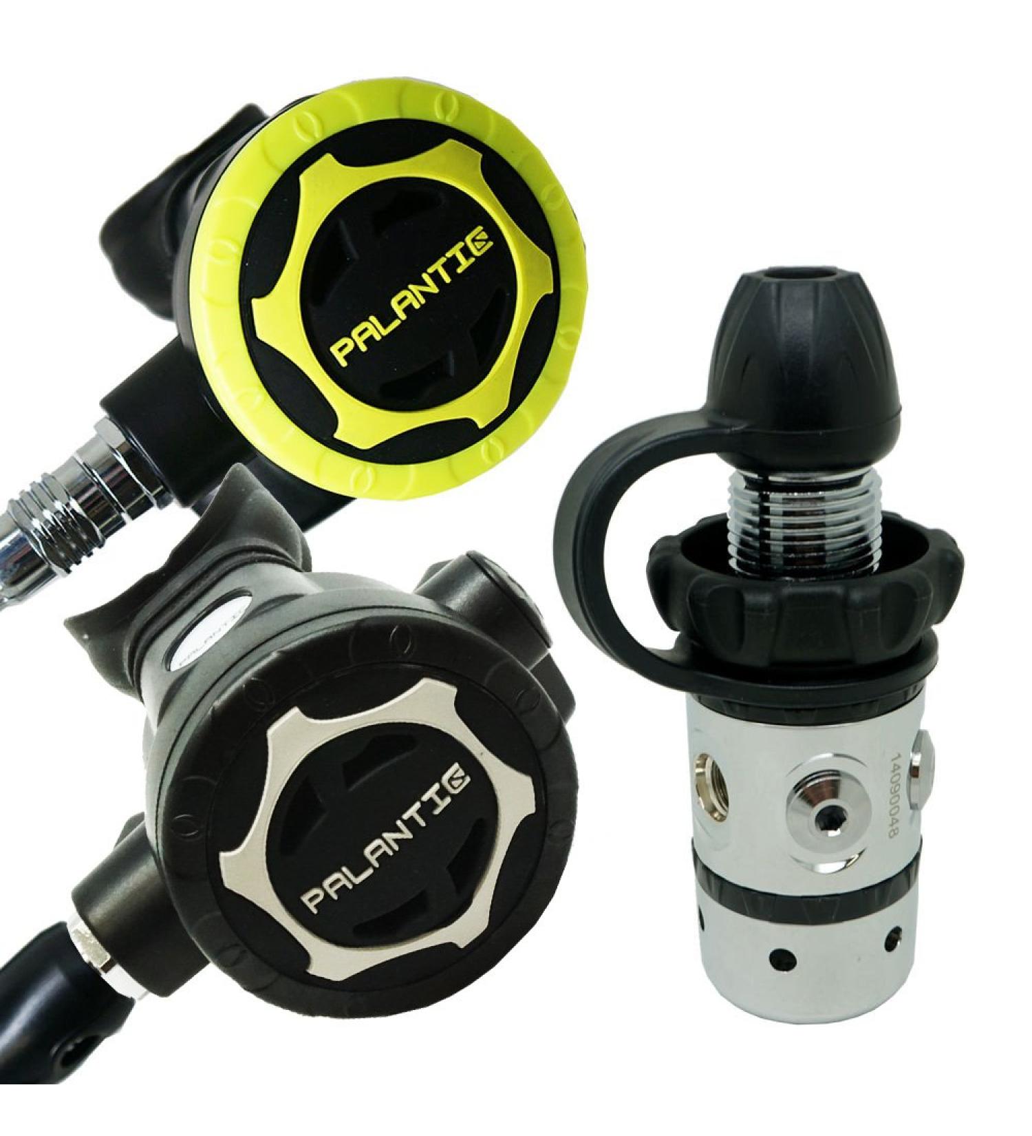 Palantic AS101 DIN Diving Dive Regulator and Octopus Combo - High Performance Gear for Underwater Exploration - Buy Online on GoSupps.com