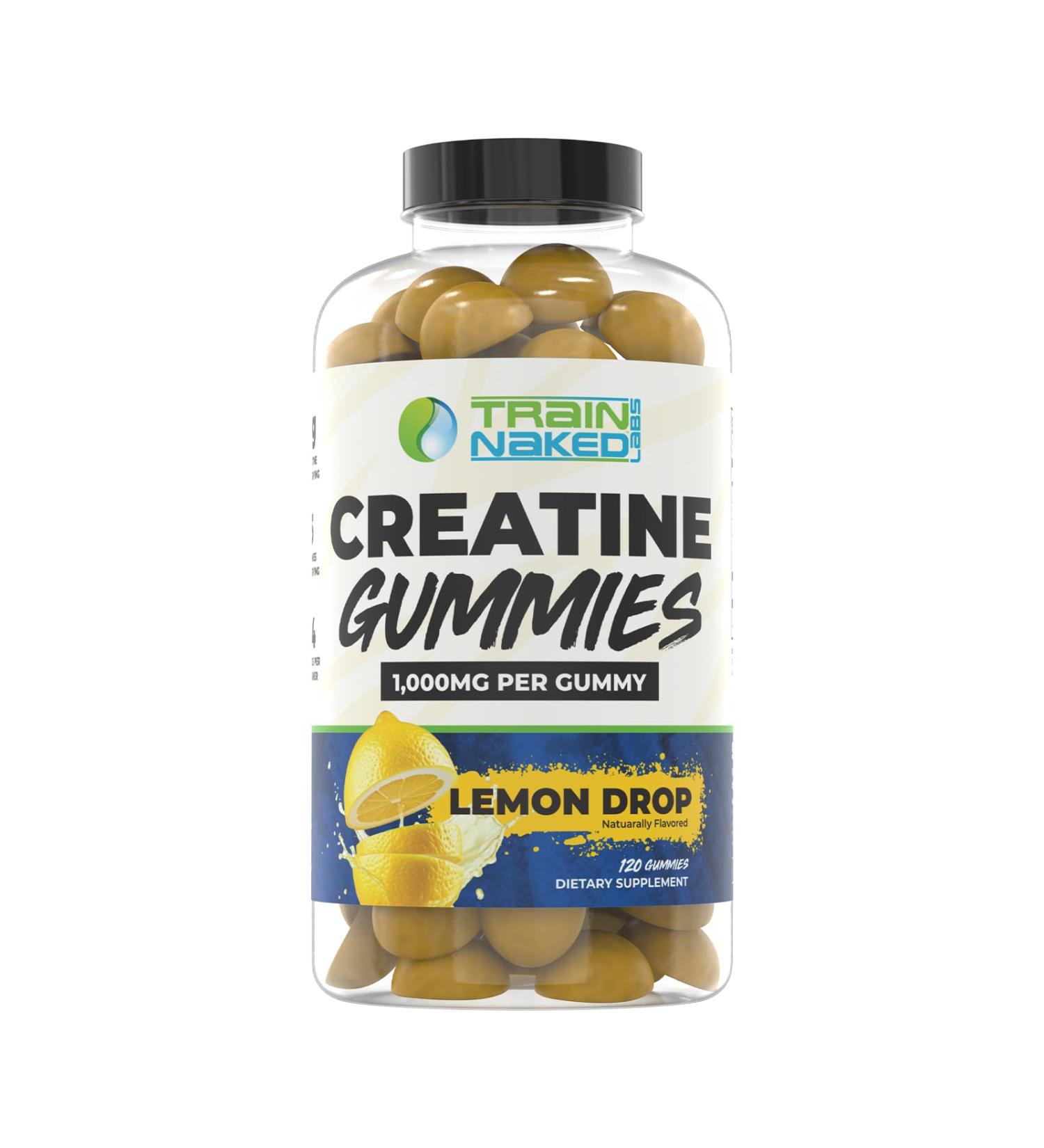 Creatine Gummies | Gummy Creatine Chewables for Men & Women | 5g per Serving | Gluten Free & Vegan | 120 Gummies, 24 Servings (Lemon Drop) Lemon Drop 120 Count (Pack of 1) - Buy Online on GoSupps.com