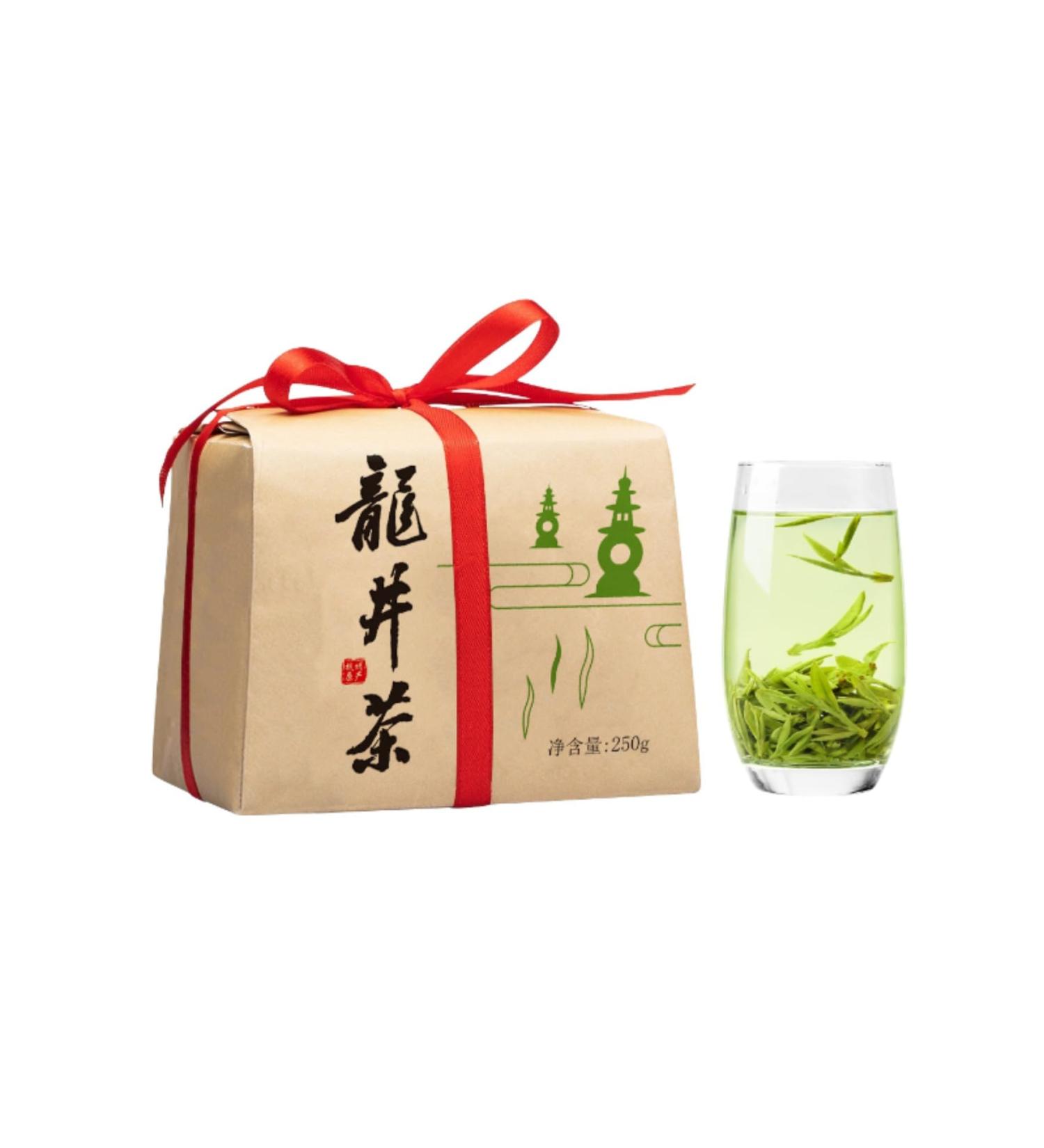 HQZM Premium Chinese Green Tea 250g 881oz West Lake Longjing Tea Specially Designed By Natural Flavor - Buy Online on GoSupps.com