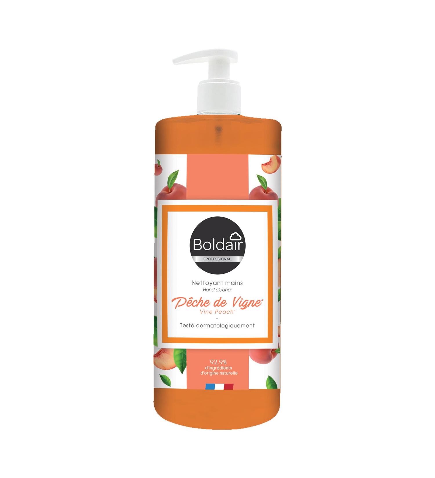  Boldair BOLDAIR - Peach Vine Hand Wash - Cleansing Moisturizing and Softening Formula - 500ml - Made in France - Buy Online on GoSupps.com