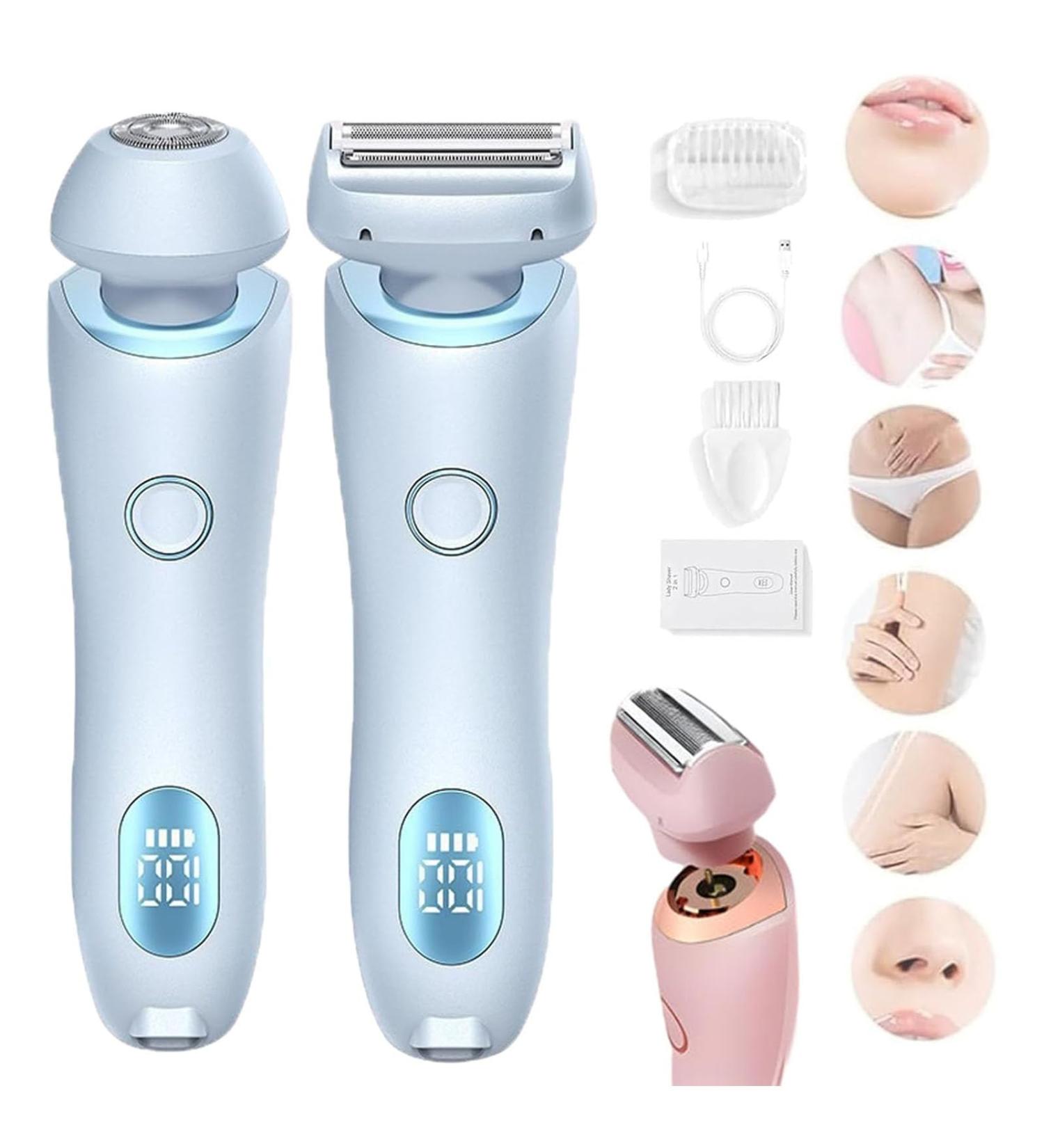 Duskofficial Razor dusk Official Shaver dusk Official Electric Razor silk Glide Pro Shaver 3.0 2 In 1 Electric Shaver Razors for Women electric Waterproof Shaver for Women bikini Shaver for Women (B) - Buy Online on GoSupps.com