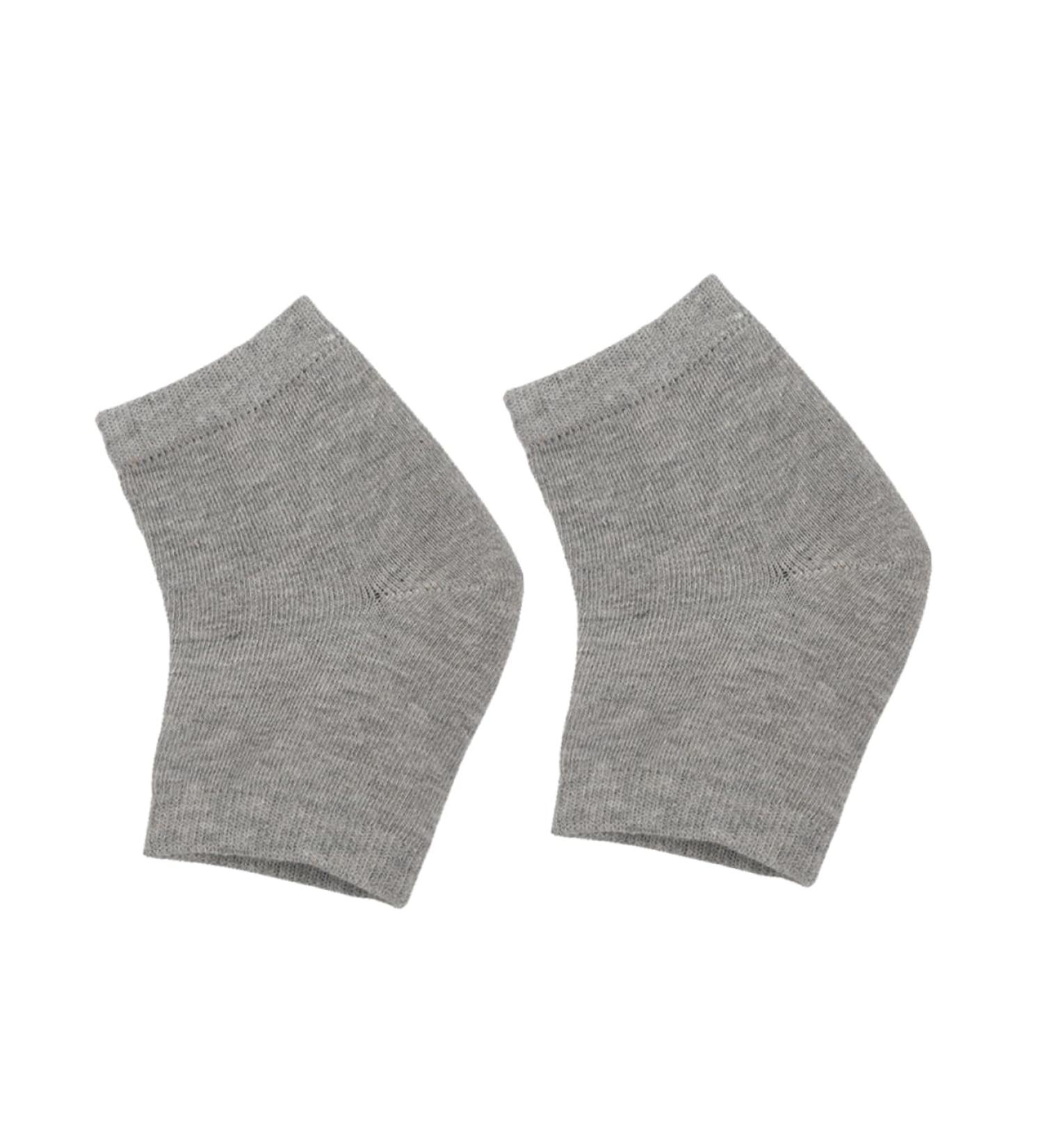 Ipetboom Gel Heel Socks Cracked Heels Gel Socks Silicone Gel Crystal Perfume Bottle Feet Cracked Socks Scissor Sleeve Nylon Socks Silicone Heel Socks Moisturizing Open Toe Socks - Buy Online on GoSupps.com