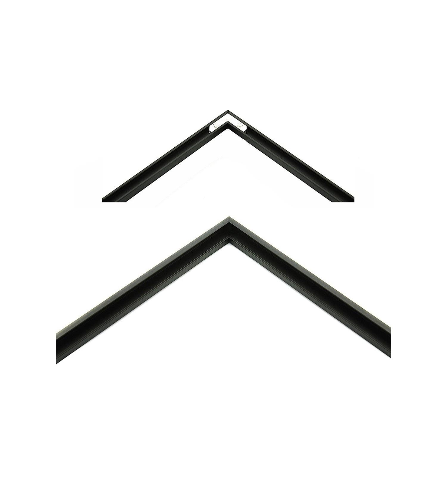 Nielsen Bainbridge Undici Profile 11 Aluminum Metal Frame Kit - 22 Inch, Matte Black - DIY Assembly for Artwork, Photos, and Posters - Buy Online on GoSupps.com