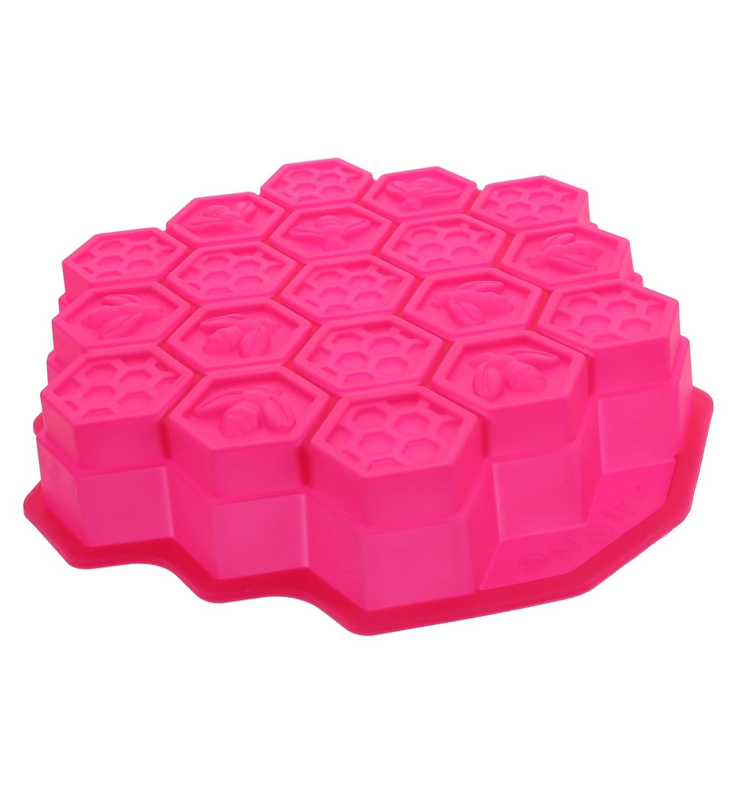 Milisten Silicone Honeycomb Cake Mold Chocolate Candy Molds Silicone Muffin De para Gelatinas Silicone Chocolate Honeycomb Cake Mold Silicone Manual Silica Gel Hand Model Pink - Buy Online on GoSupps.com