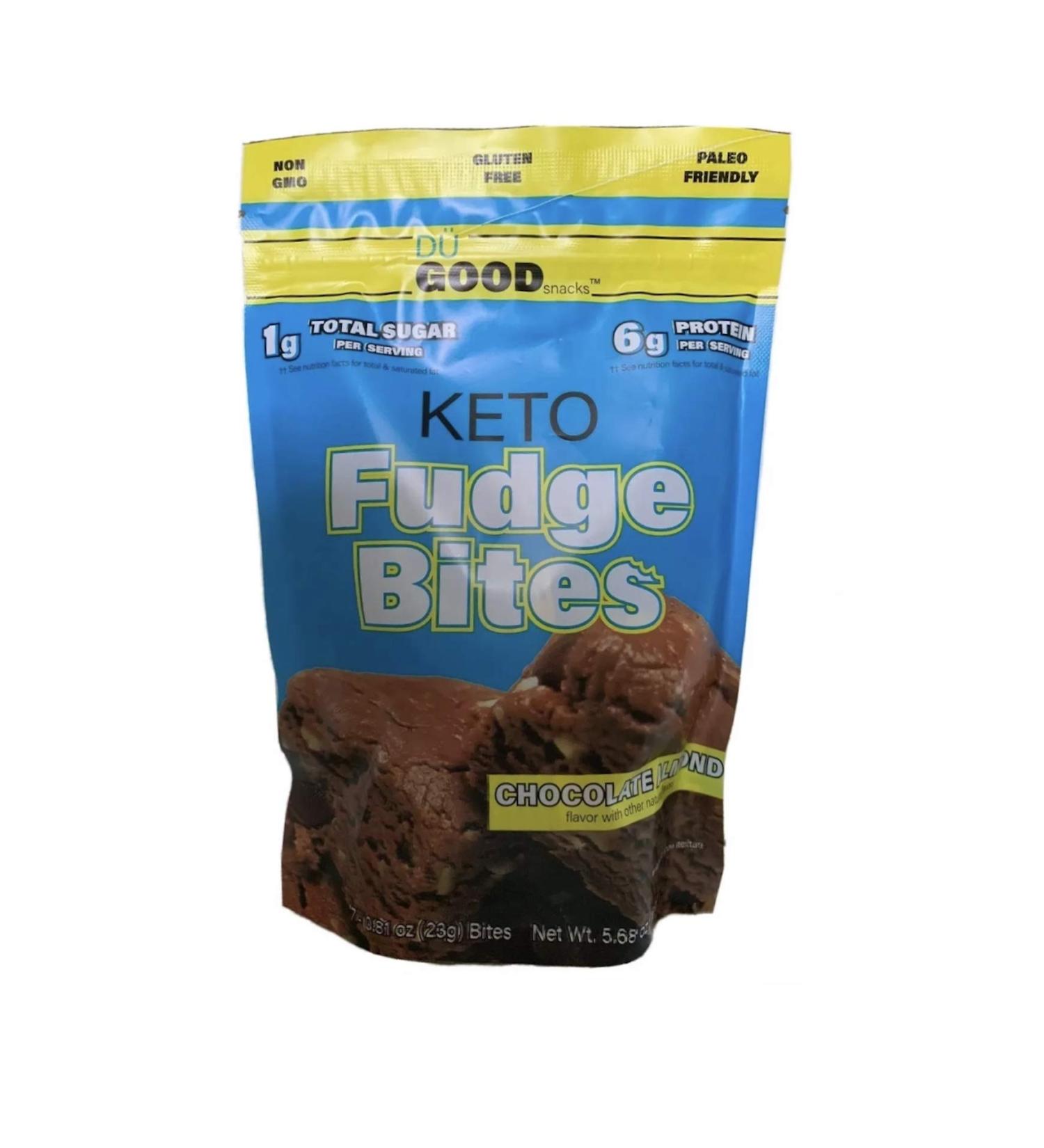 Keto Fudge Bites - Low-Carb Chocolate Snacks | Non GMO, Gluten Free, Paleo & Keto Friendly (7 Bites) - Includes Bonus EBOOK - Buy Online on GoSupps.com