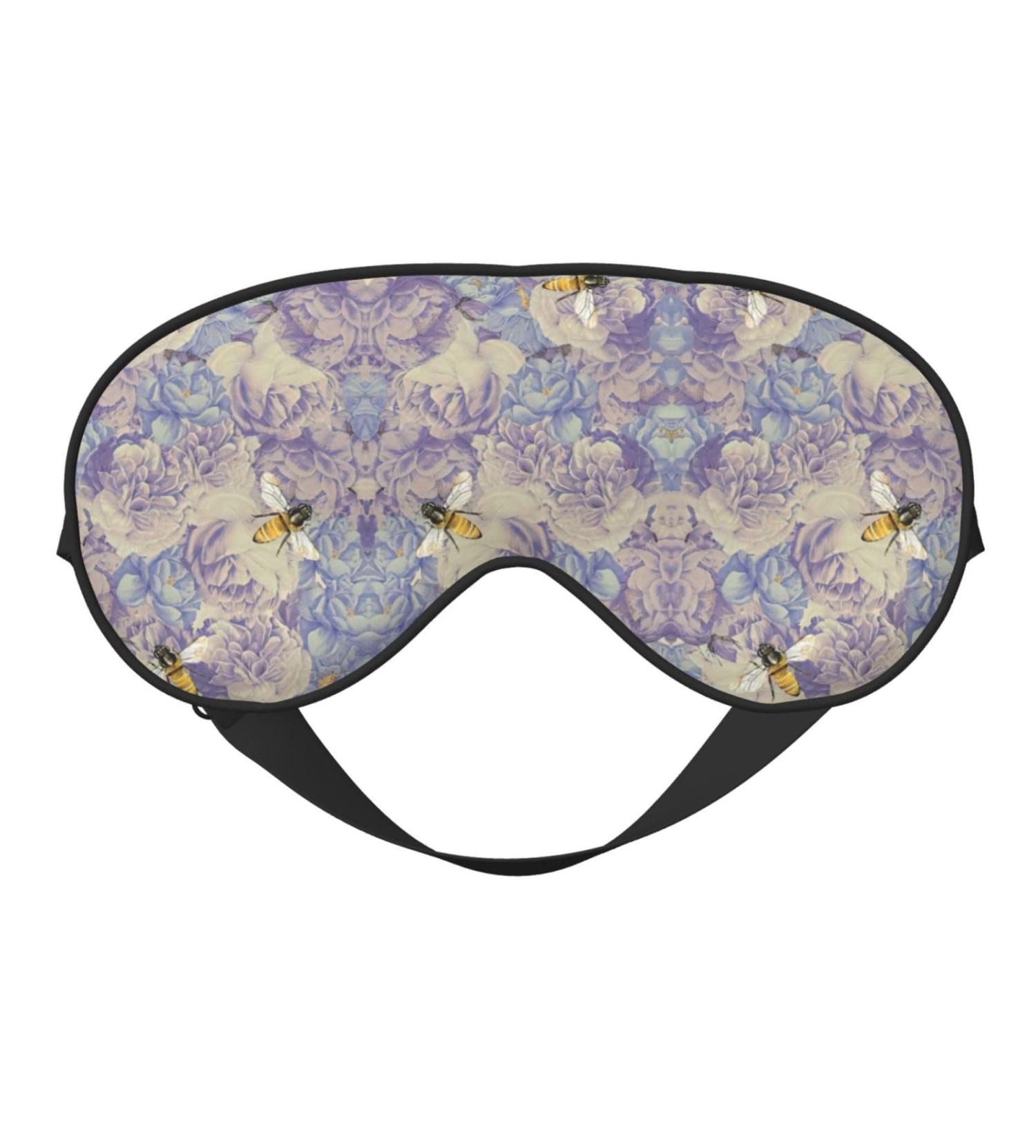 Bee Flying Soft Sleep Eye Mask | Breathable Female Eye Patch for Travel & Relaxation | International Shipping - Buy Online on GoSupps.com