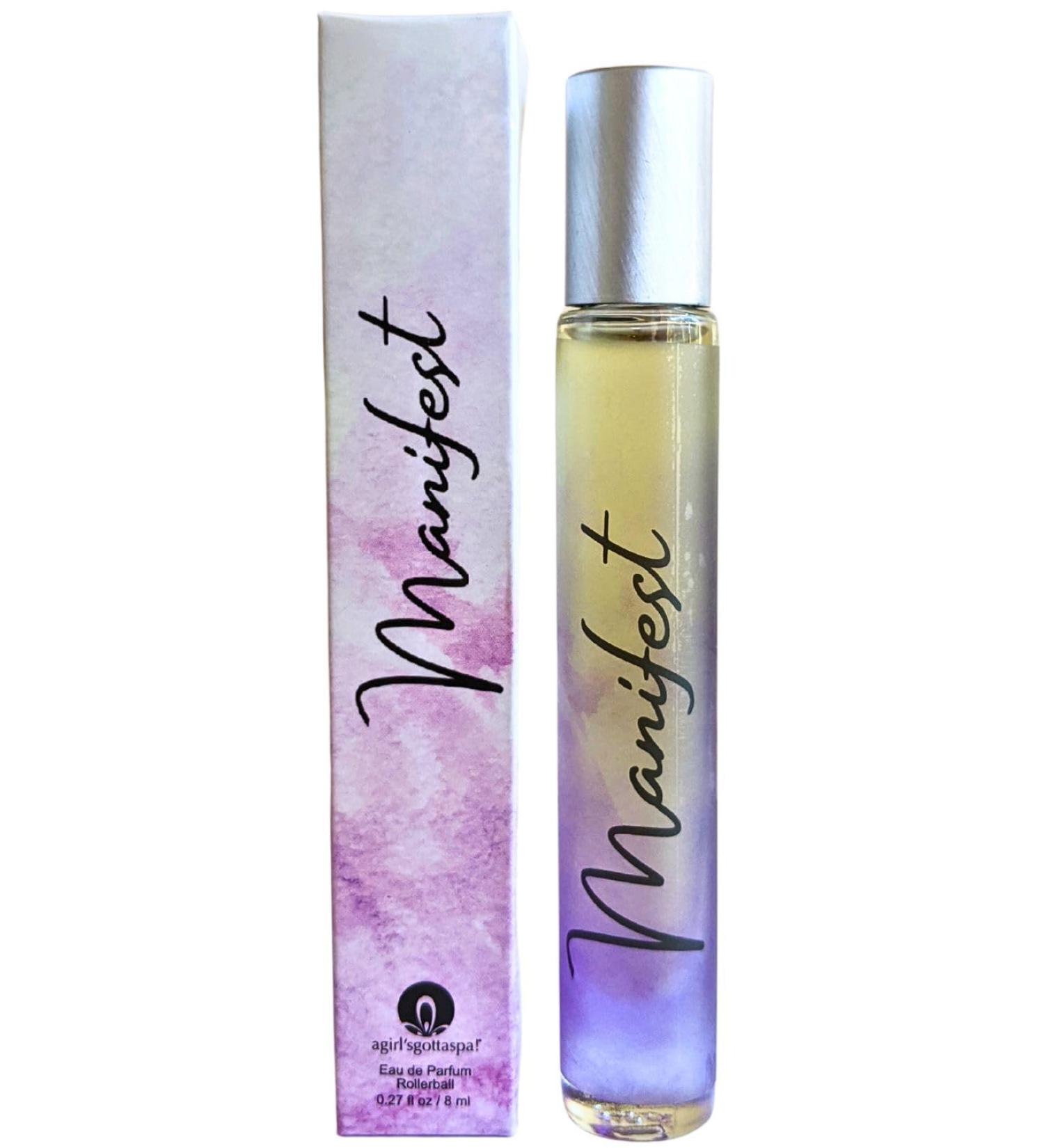 A Girl's Gotta Spa! Manifest Perfume for Women - Amber Patchouli Vanilla Roll On Perfume Oil - 10ml Vegan and Leaping Bunny Certified - Buy Online on GoSupps.com