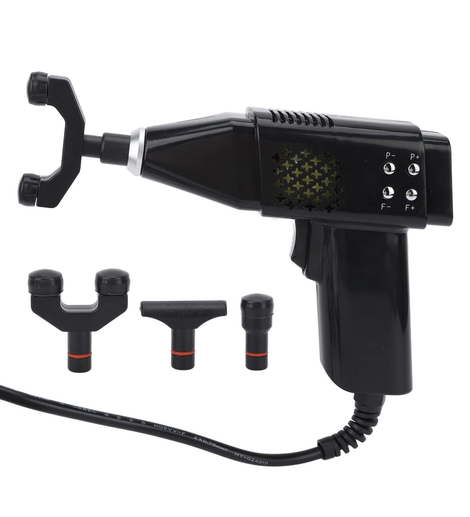 Electric Vertebral Chiropractor & Joint Massage Gun | Chiropractic Adjustment Tool for Back & Neck Relief | Depth Tissue Massage Instrument (AU Plug) - Buy Online on GoSupps.com