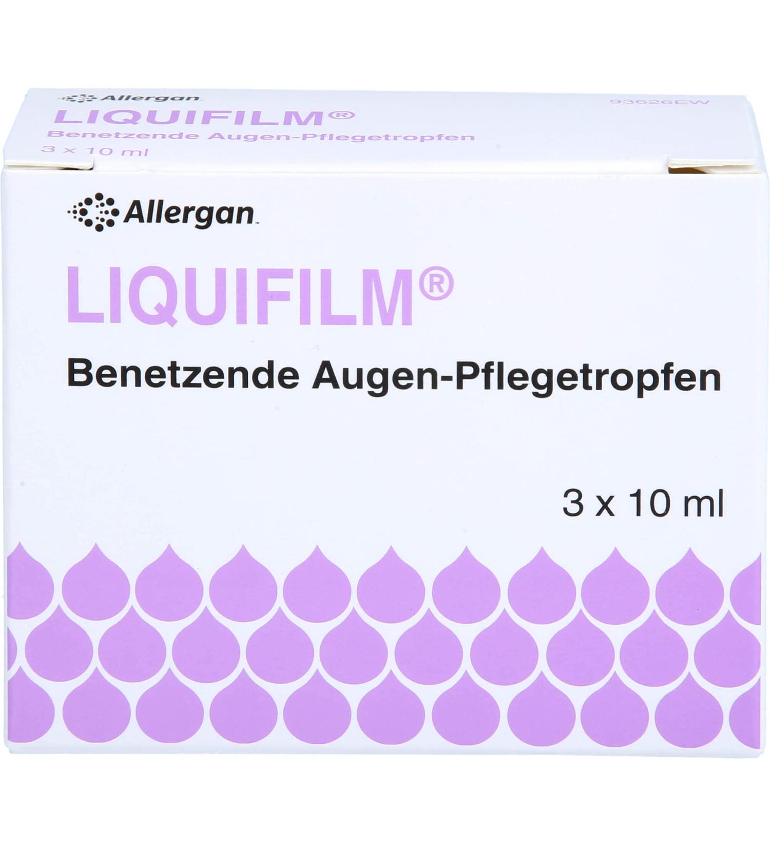 Liquifilm Moisturising Eye Care Drops - 3X10 ml | Buy Internationally - Hydrating Eye Drops for Dry Eyes - Buy Online on GoSupps.com