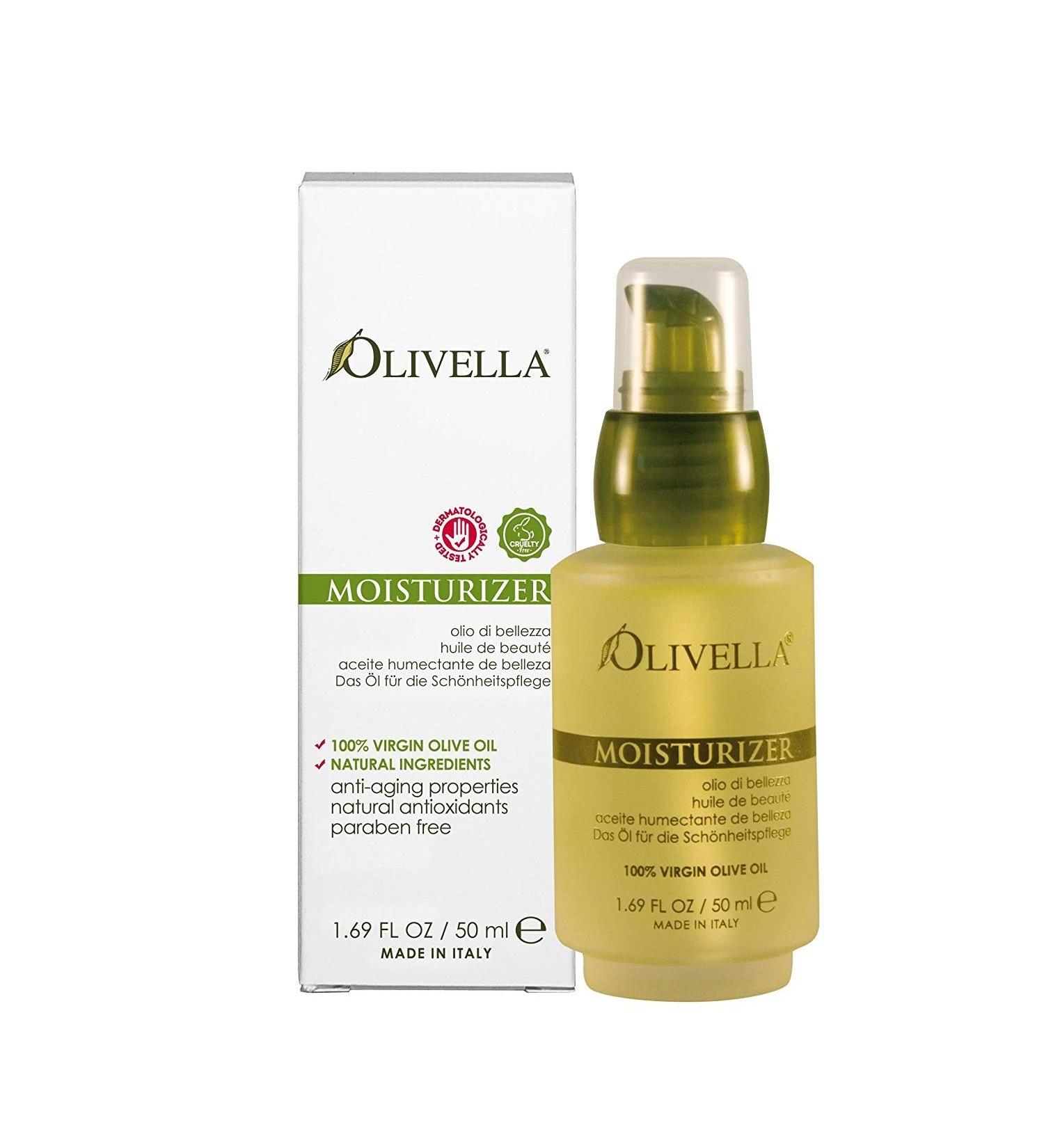 Olivella All Natural Virgin Olive Oil Moisturizer For All Skin Types 1.69 oz (Pack of 2)2 1.69 Fl Oz (Pack of 2)