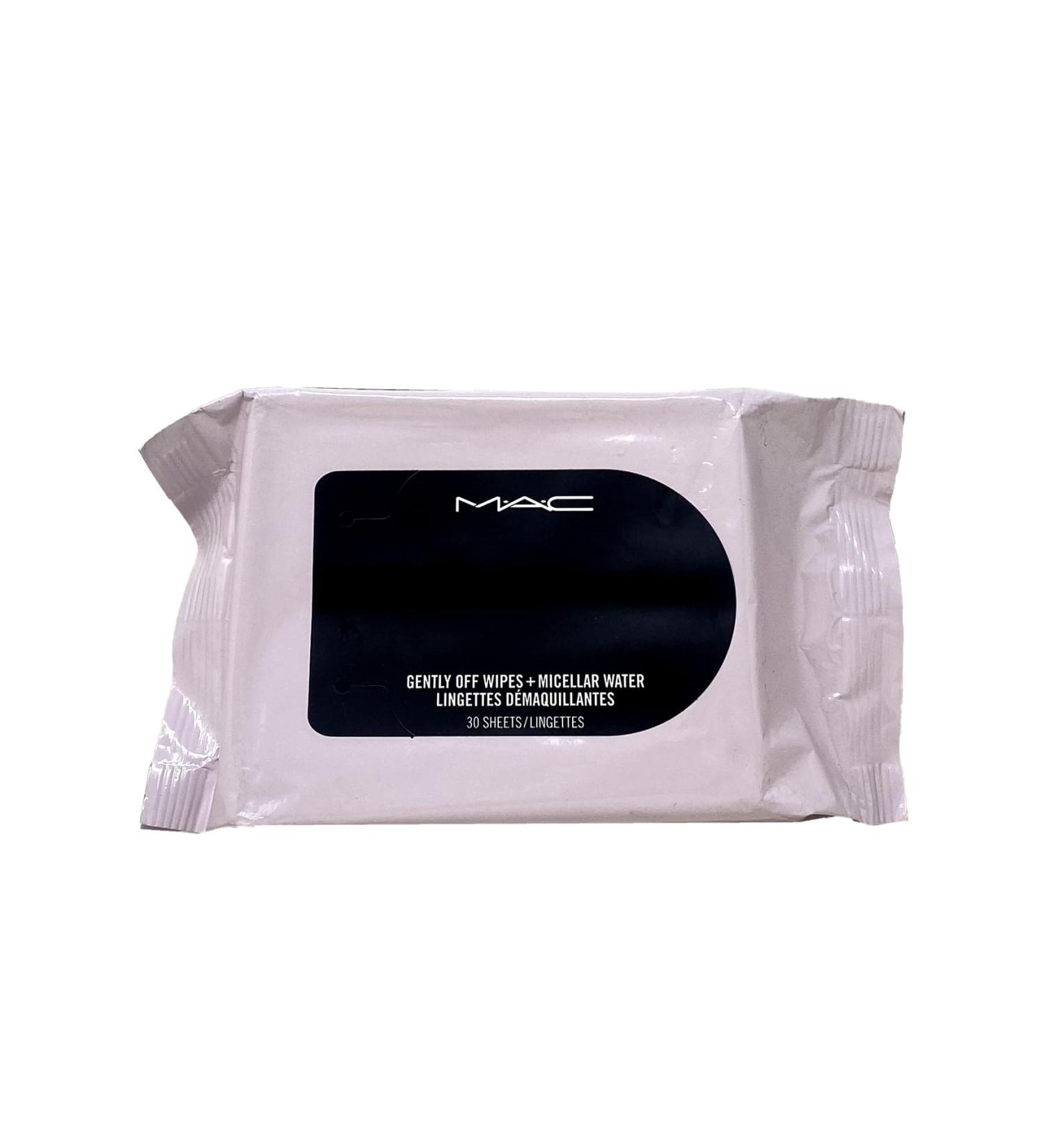 M.A.C Gently Off Wipes + Micellar Water Mini (30 Sheets).