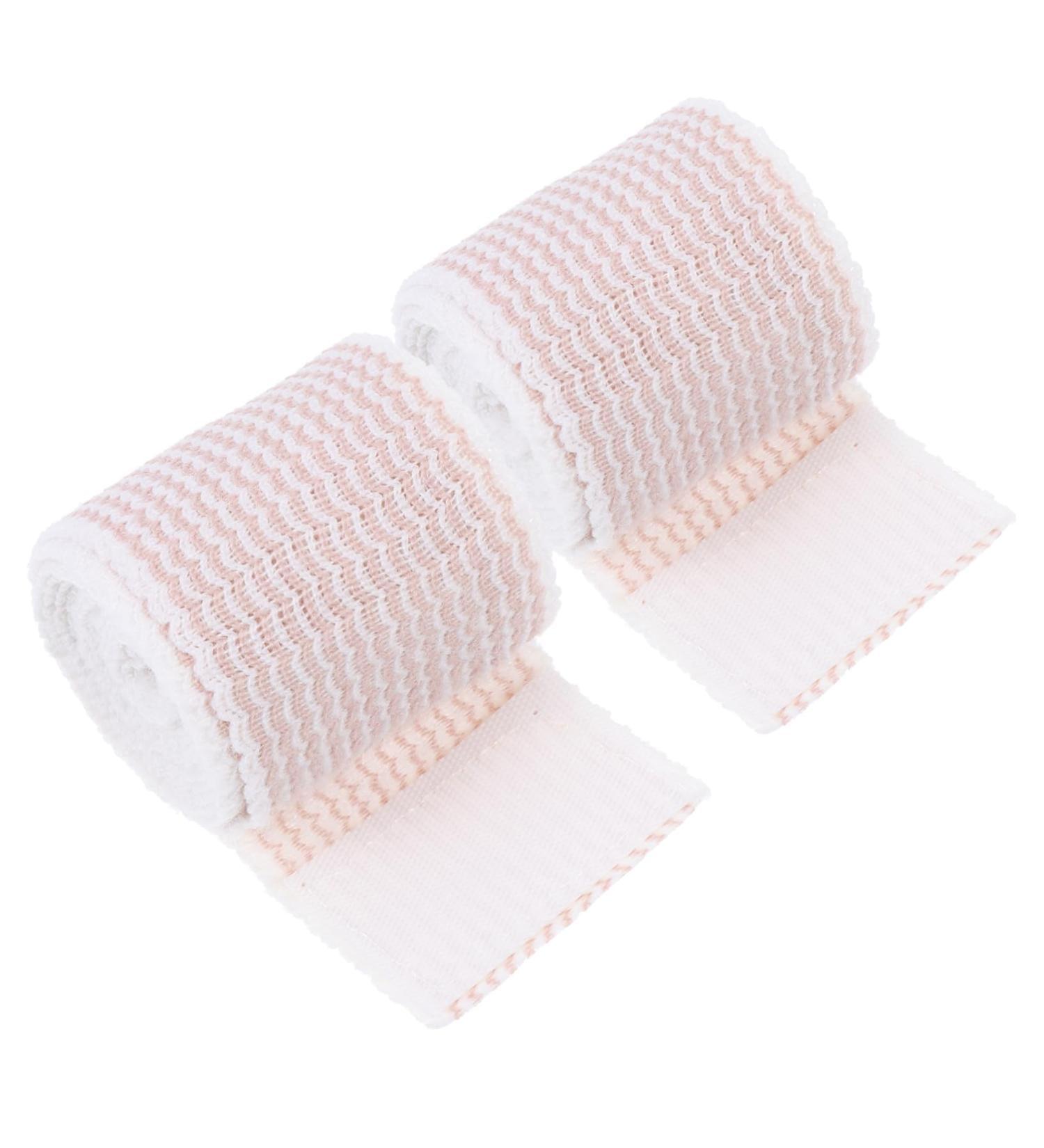 2pcs Elastic Sports Bandage - Self-Closure Muscle Strain Tape | Glass Perfume Bottles - Beige 5x4.5CM - International Shipping - Buy Online on GoSupps.com