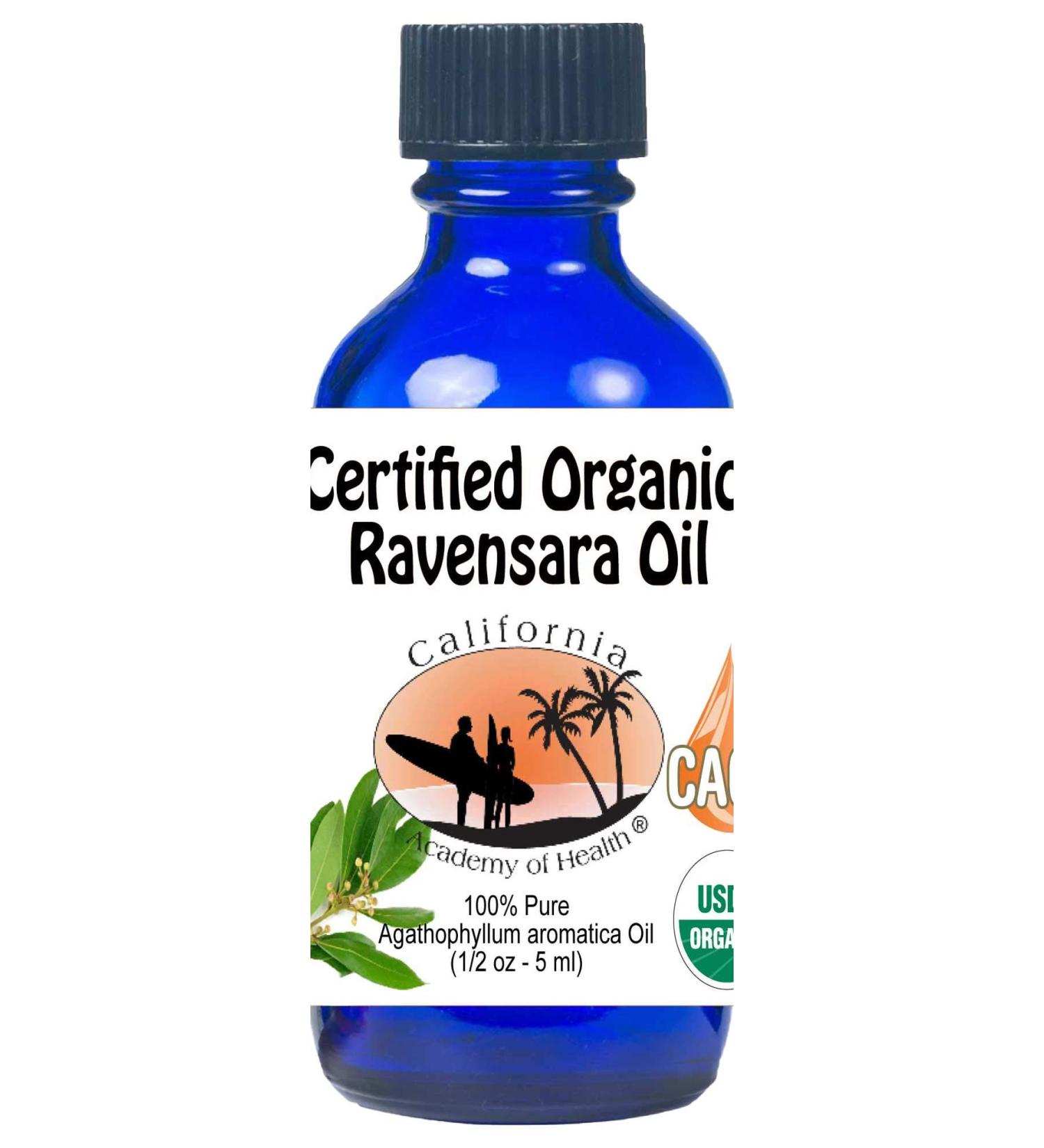 Ravensara 100% Pure Organic Essential Oil 1/2 oz 15 ml Bottle from CAOH