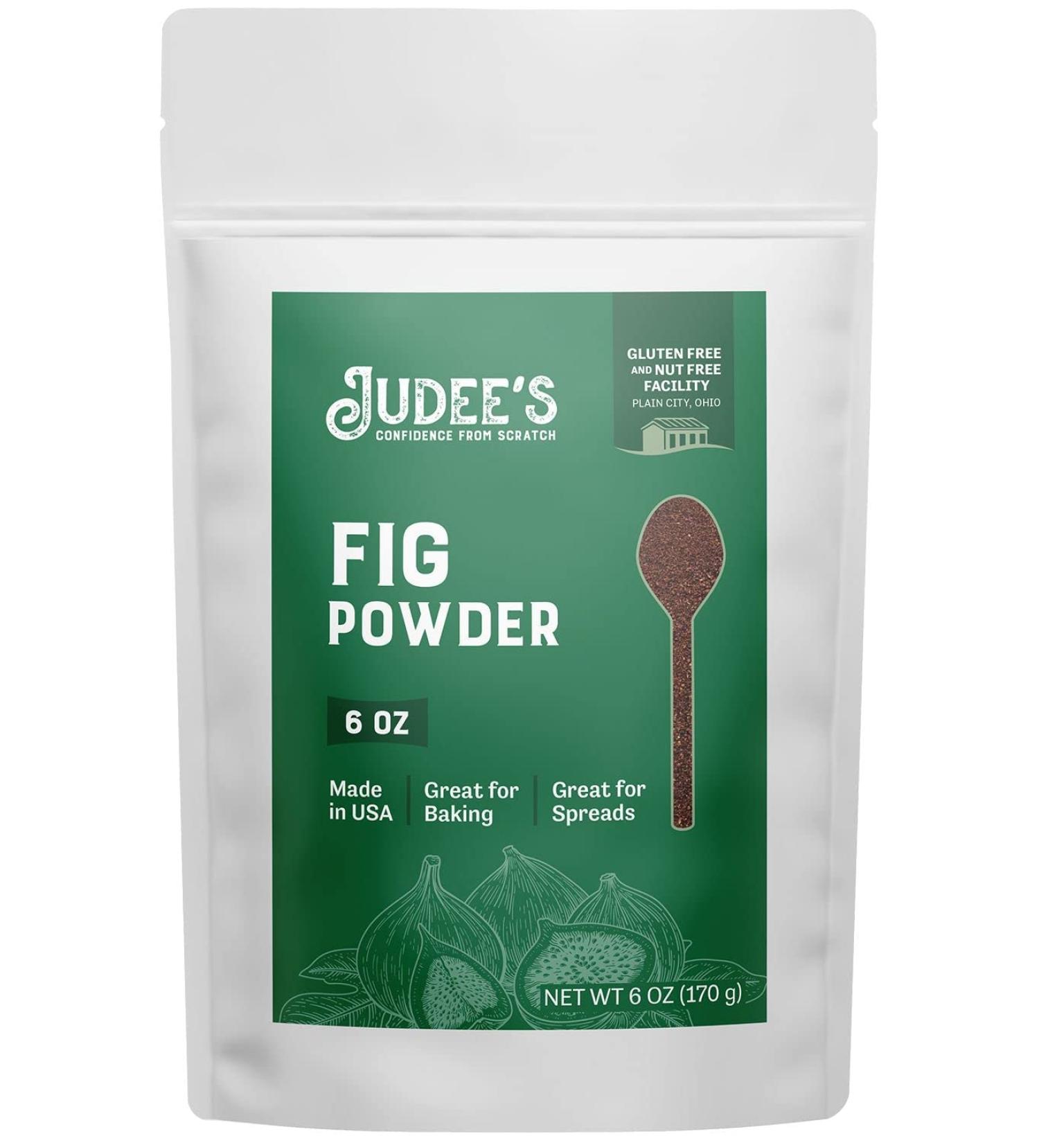 Judee s Fig Powder 6 oz - Baking & Spread Maker - Rich in Fiber - Non-GMO  Gluten-Free  Nut-Free - USA Made - Buy Online on GoSupps.com