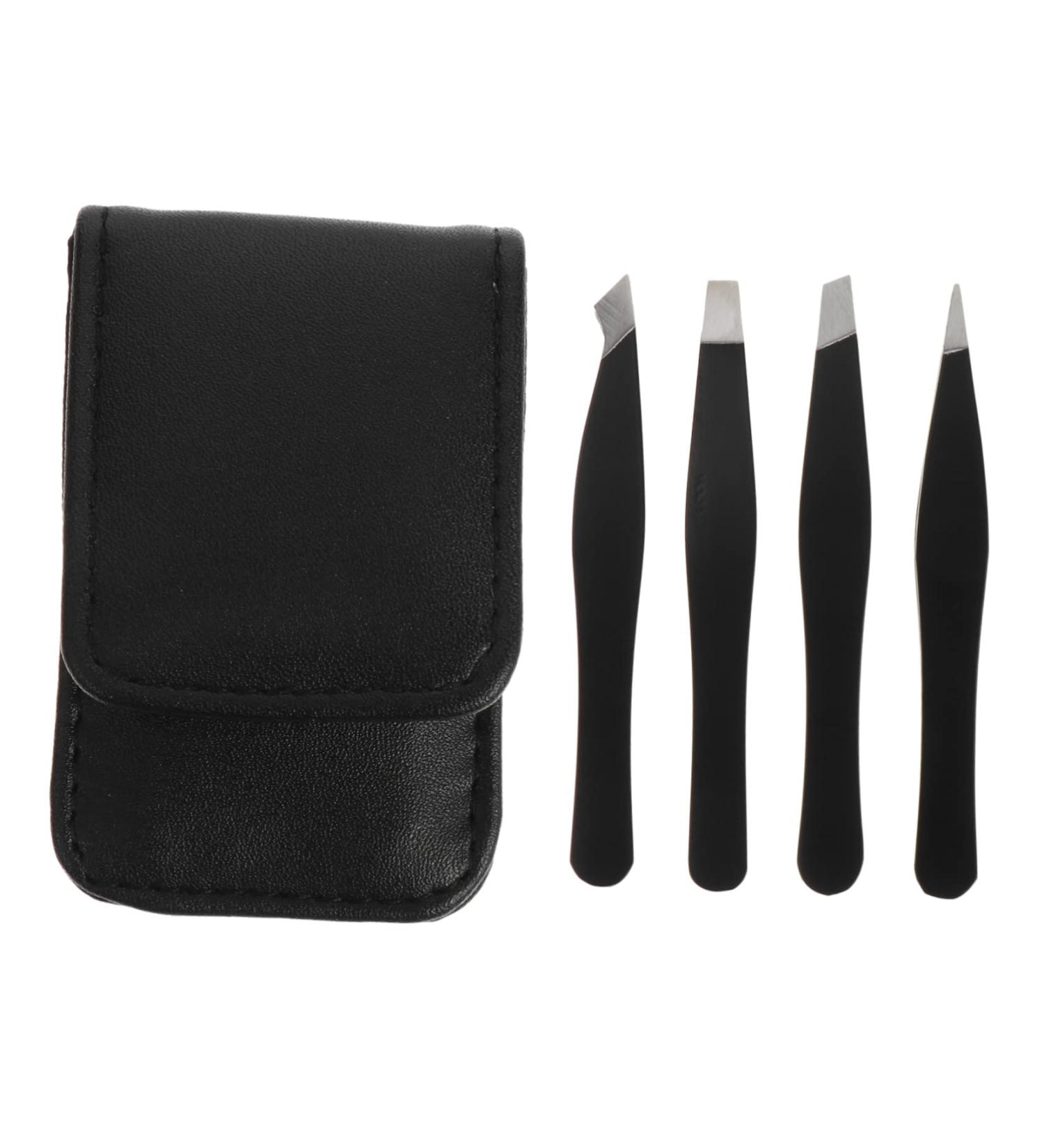 POPETPOP 1 Set Eyebrow for Women Salon Eyebrow Clip Practical Eyebrow Clip Eyebrow Plucker Tool Hair Plucker Clip Nose Hair Stainless Steel Cosmetic Miss Eyebrow Scissors 8.5x5.3cm Black - Buy Online on GoSupps.com