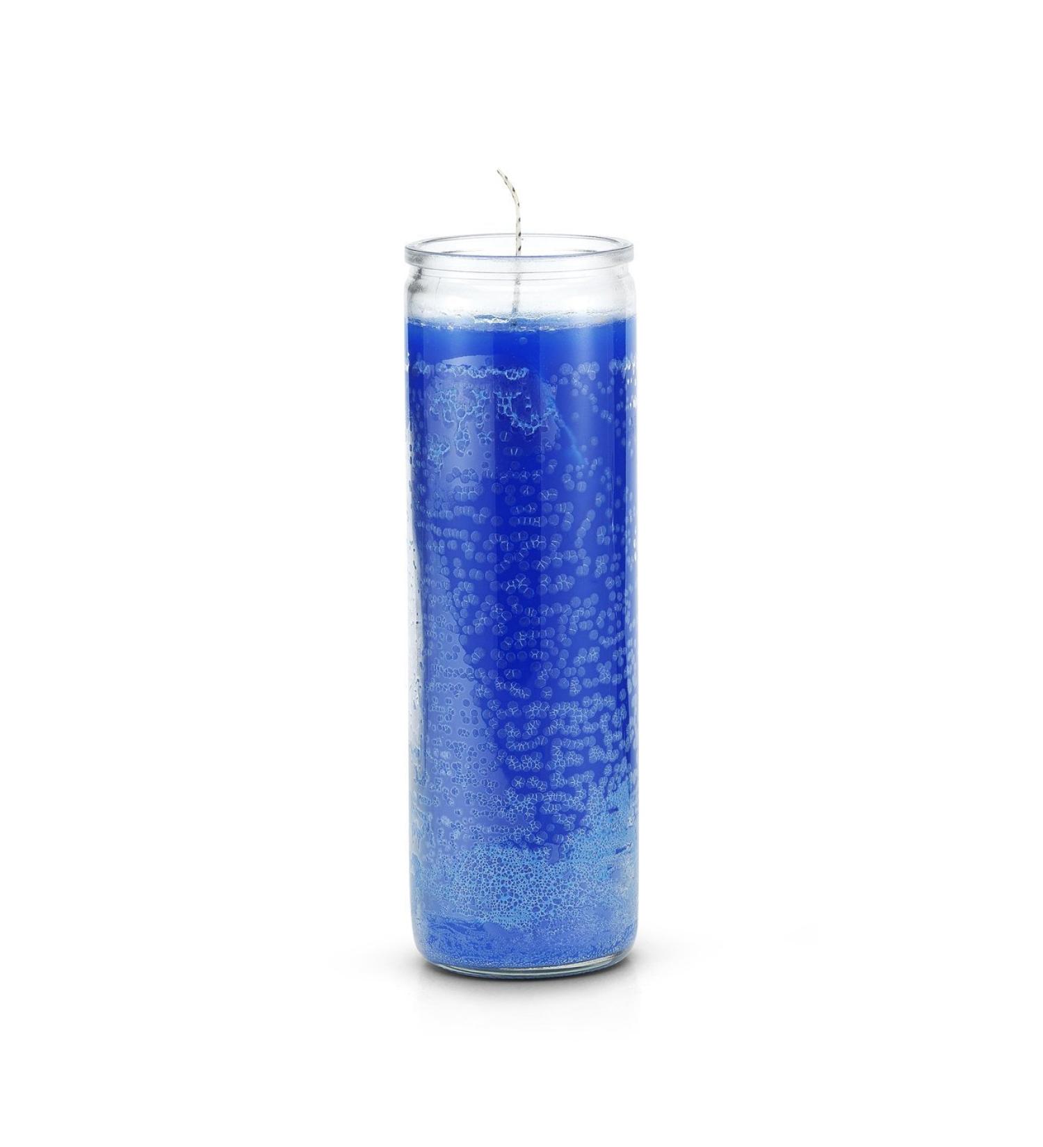 7 Day Plain Blue Candle Spiritual Healing Spell-Casting Witchcraft Wishing Manifestation Magical Positive Energy Protection Blessing Ritual Wish Candles