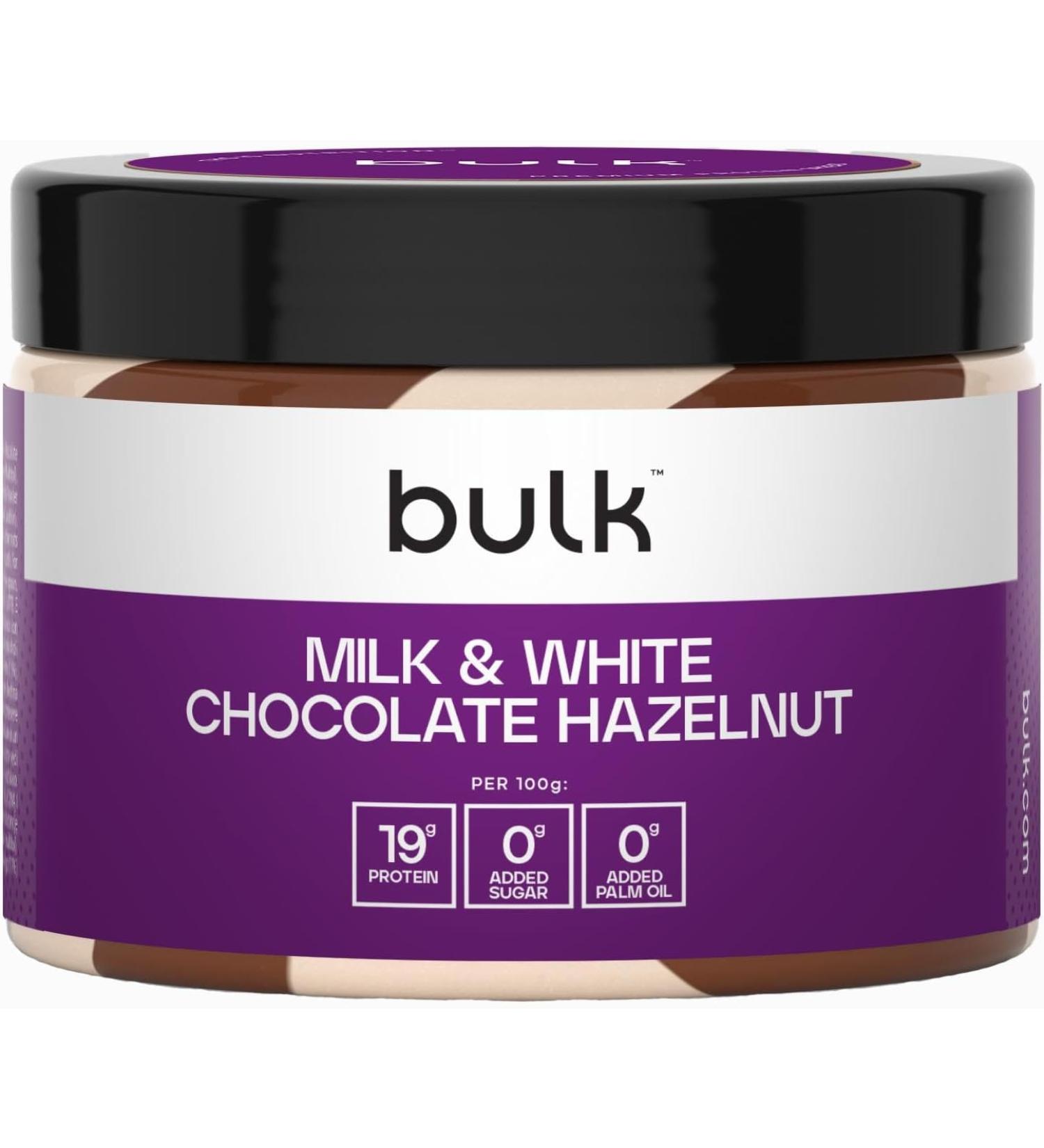 Duo Protein Spread Milk & White Chocolate Hazelnut 500g - Bulk Size | High Protein Snack Spread - Buy Online on GoSupps.com