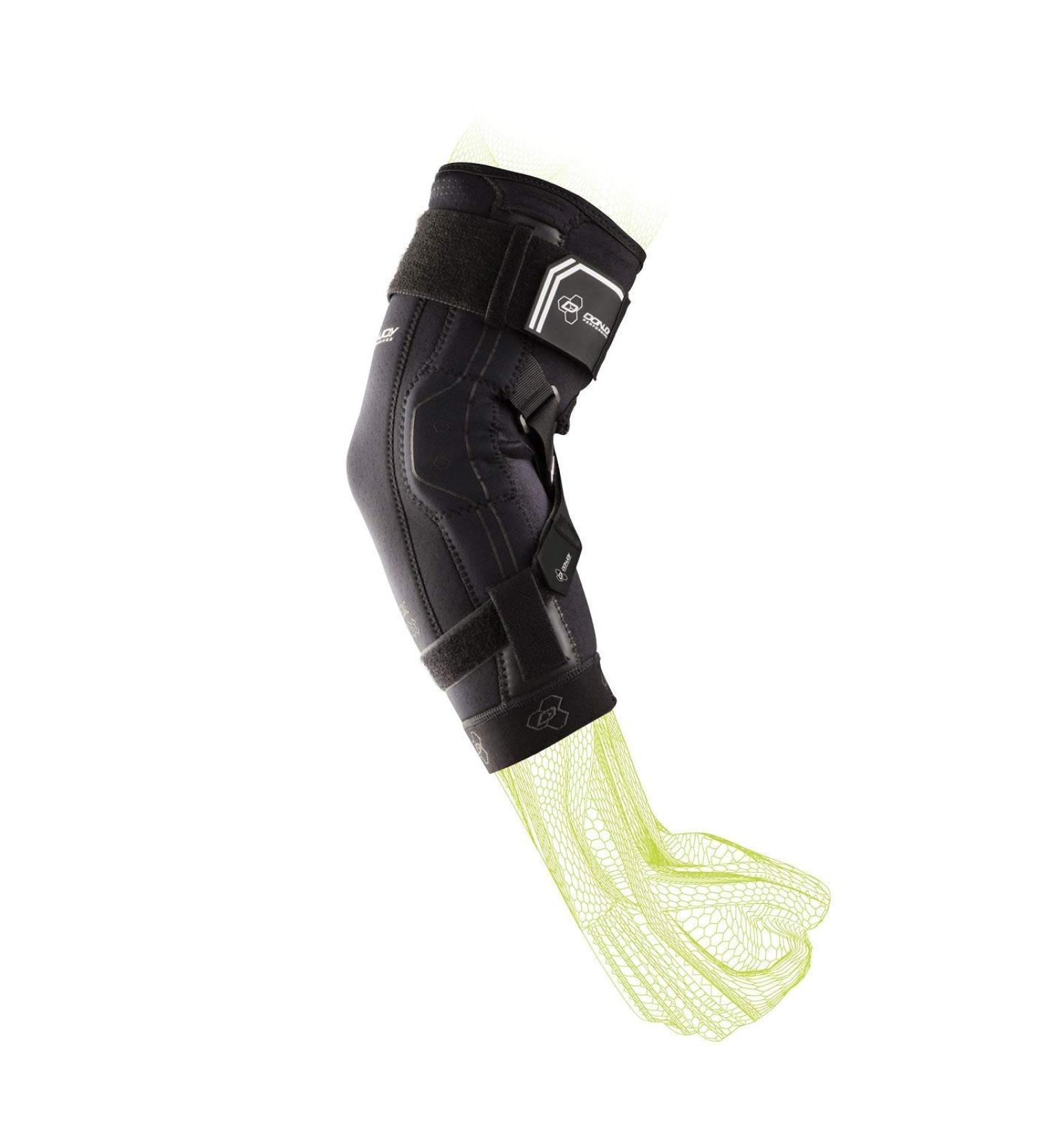 DonJoy Performance Bionic Elbow Brace II - Large - Maximum Hinged Support for Elbow Hyperextension UCL Tommy John Ligament Injury Dislocated Elbow for Football Lacrosse Rugby Basketball Large (Pack of 1) - Buy Online on GoSupps.com