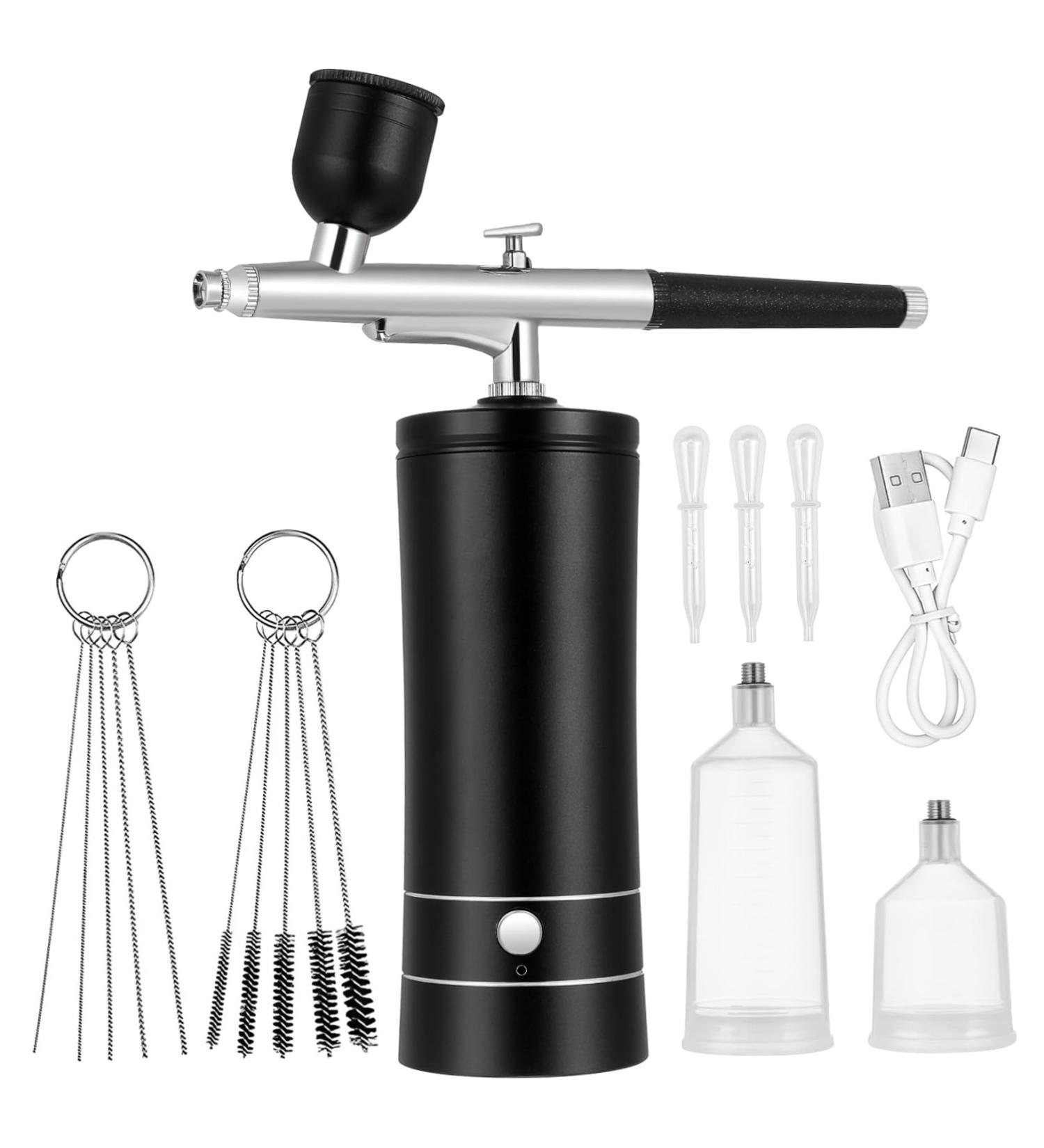 FRCOLOR 1 Set Makeup Kits Nail Kit Air Brush Kit Cordless Airbrush Nail Airbrush Air Brush for Nails Airbrush for Nails Charging Cable Spray Suite Aluminum Alloy USB Paint - Buy Online on GoSupps.com