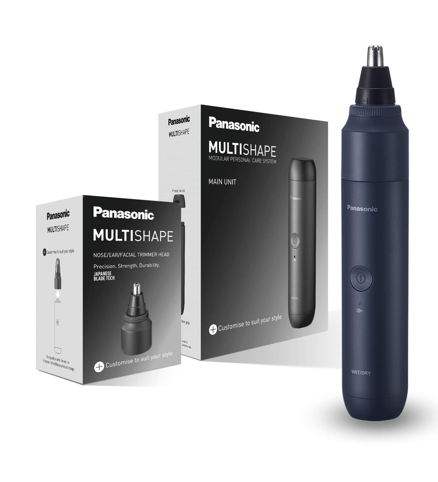 Buy Panasonic Multishape Modular Personal Nursing System ER-CNT1 | Rechargeable Nose Ear Eyebrow Trimmer for Men - International Shipping Available - Buy Online on GoSupps.com