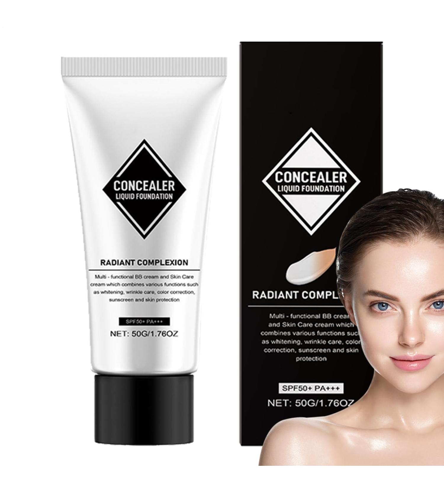  Yorajuy Color Matching Foundation Liquid Concealer Foundation 1.76 oz Foundation Makeup Discoloration - Moisturizing Tone Correction Liquid Base Makeup SPF 50+ BB - Buy Online on GoSupps.com