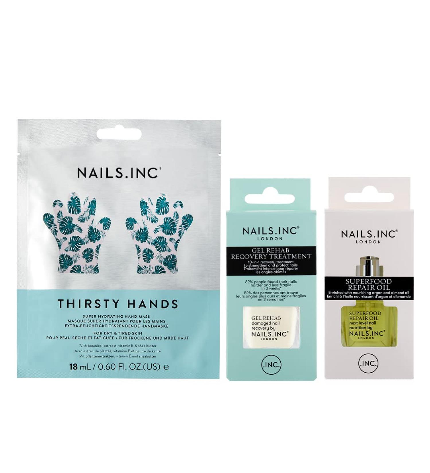 Nails.INC Healthy Hands 3-Piece Nail Treatment Set (Worth Value 35) - Buy Online on GoSupps.com