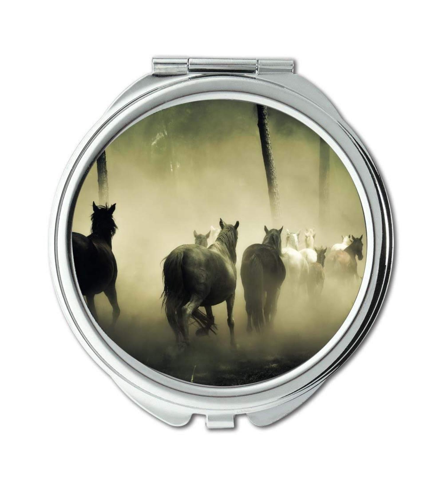 YENDOSTEEN Mirror makeup mirror animals fog forest pocket mirror portable mirror - Buy Online on GoSupps.com