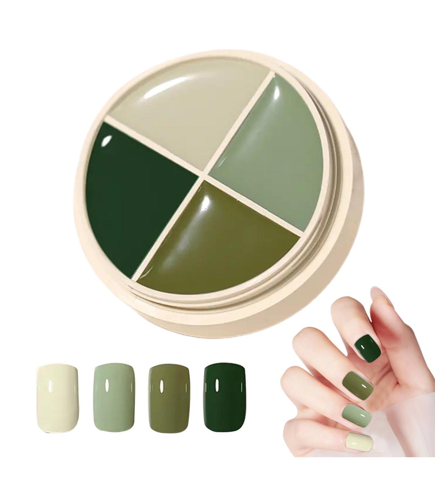 4 Colors Solid Nail Gel Palette | Nail Mud Gel Polish Kit Strong Acrylic Tips Painting Set Solid Nail Gel Glue for Soft Gel Nail Tips for 53 - Buy Online on GoSupps.com