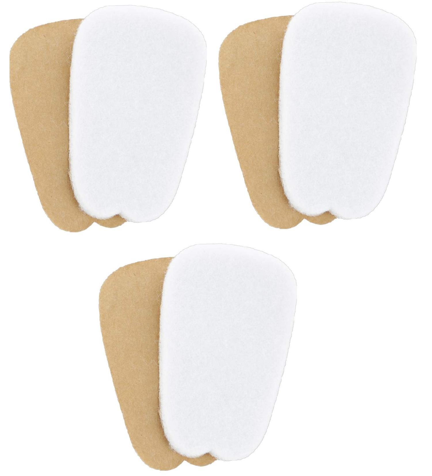 Felt Tongue Pads Cushion for Shoes - Large Size (3 Pair) - Comfortable Shoe Inserts - Buy Online on GoSupps.com