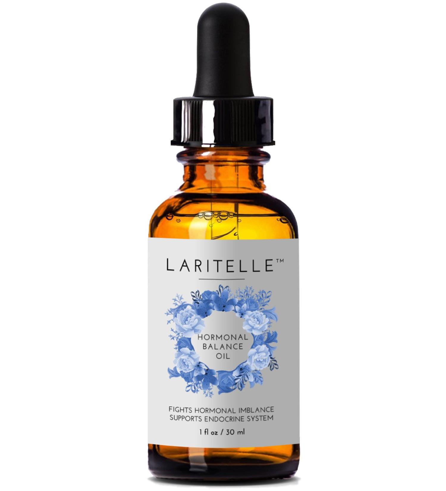 Laritelle Organic Hormonal Balance & Thyroid Support Treatment 1 oz | Fights Hormonal Imbalance Supports Endocrine System| Normalizes Hormonal Imbalances of The Thyroid | Rejuvenating Age Defying Hormonal Balance 2 Ct