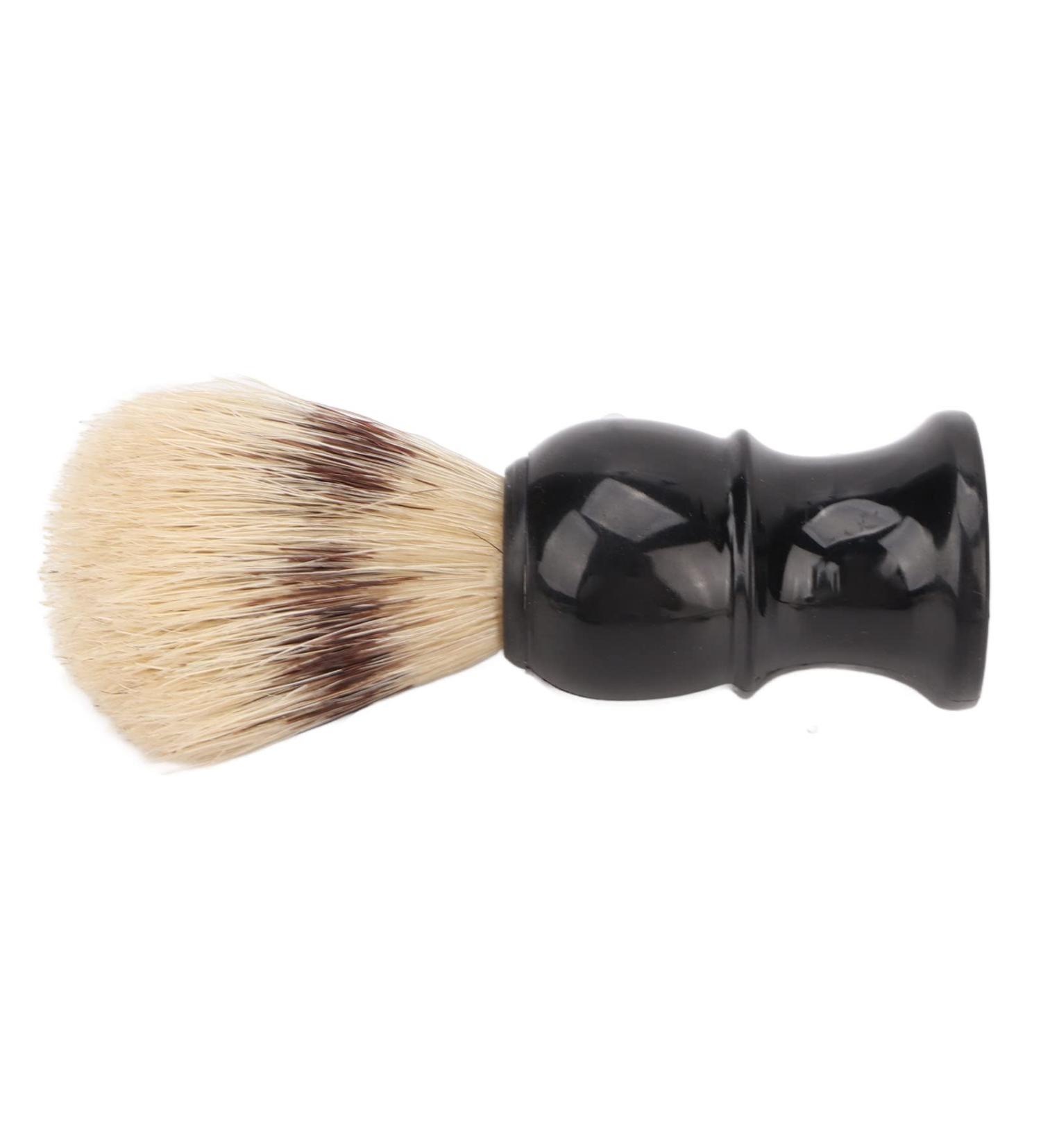 Small Portable Black Beard Brush - Curved Handle for Salon & Travel | Best for Grooming & Style - Buy Online on GoSupps.com