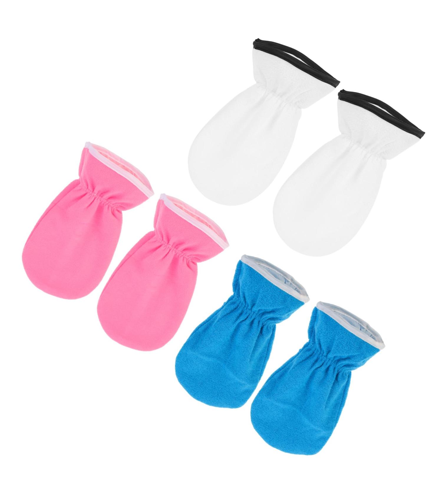 FOMIYES 3 Pairs Wax Hand Mask Paraffin Heated Gloves Paraffin Wax Disposable Gloves Paraffin Treatment Beauty Paraffin Wax Paraffin Gloves Treatment Fleece Care - Buy Online on GoSupps.com