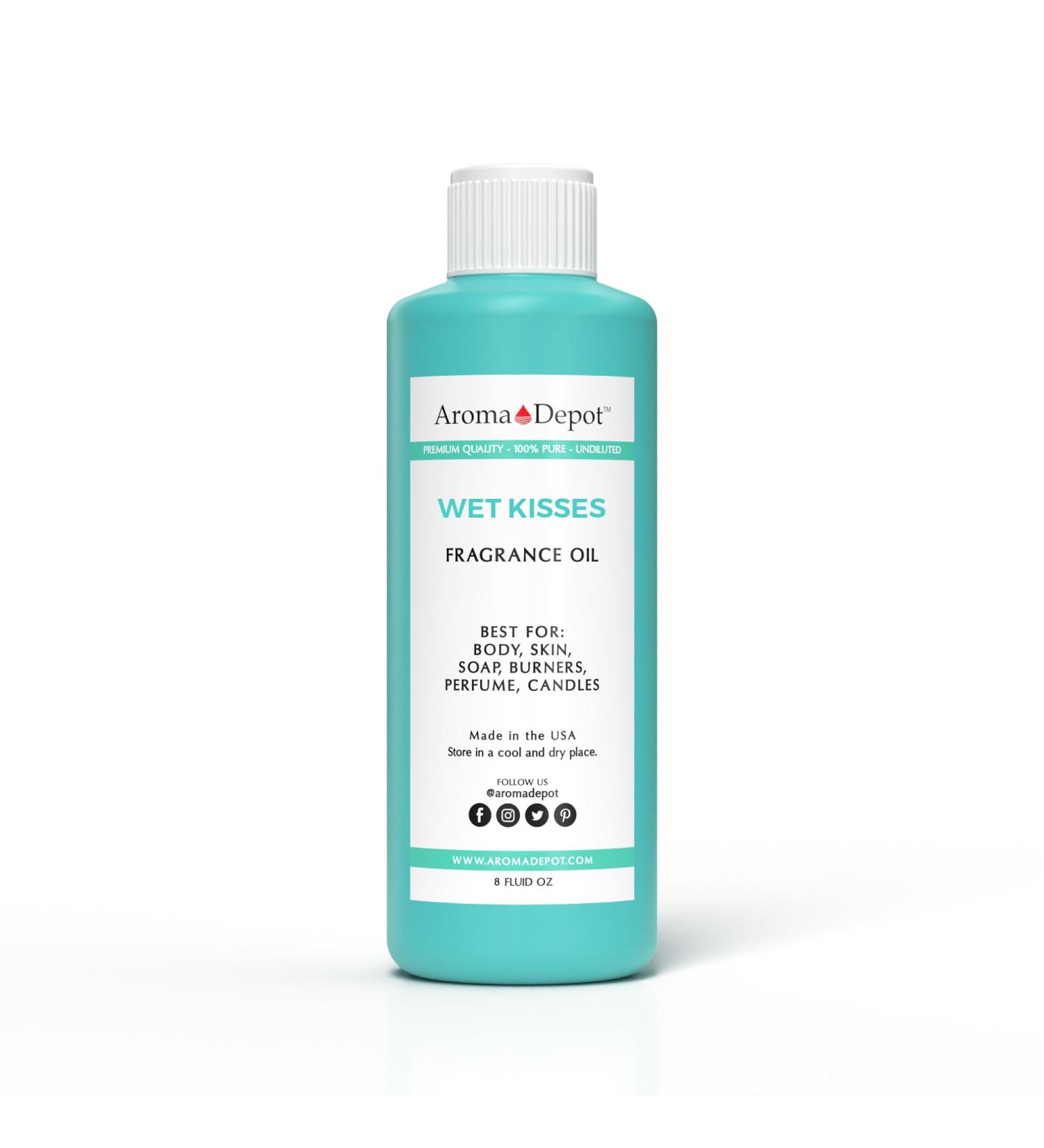 Wet Kisses 8oz Fragrance Oil - Versatile Perfume & Skin Oil for DIY Candles Bath Bombs Body Butters & More | Scented Oil for Diffusers & Warmers - Buy Online on GoSupps.com