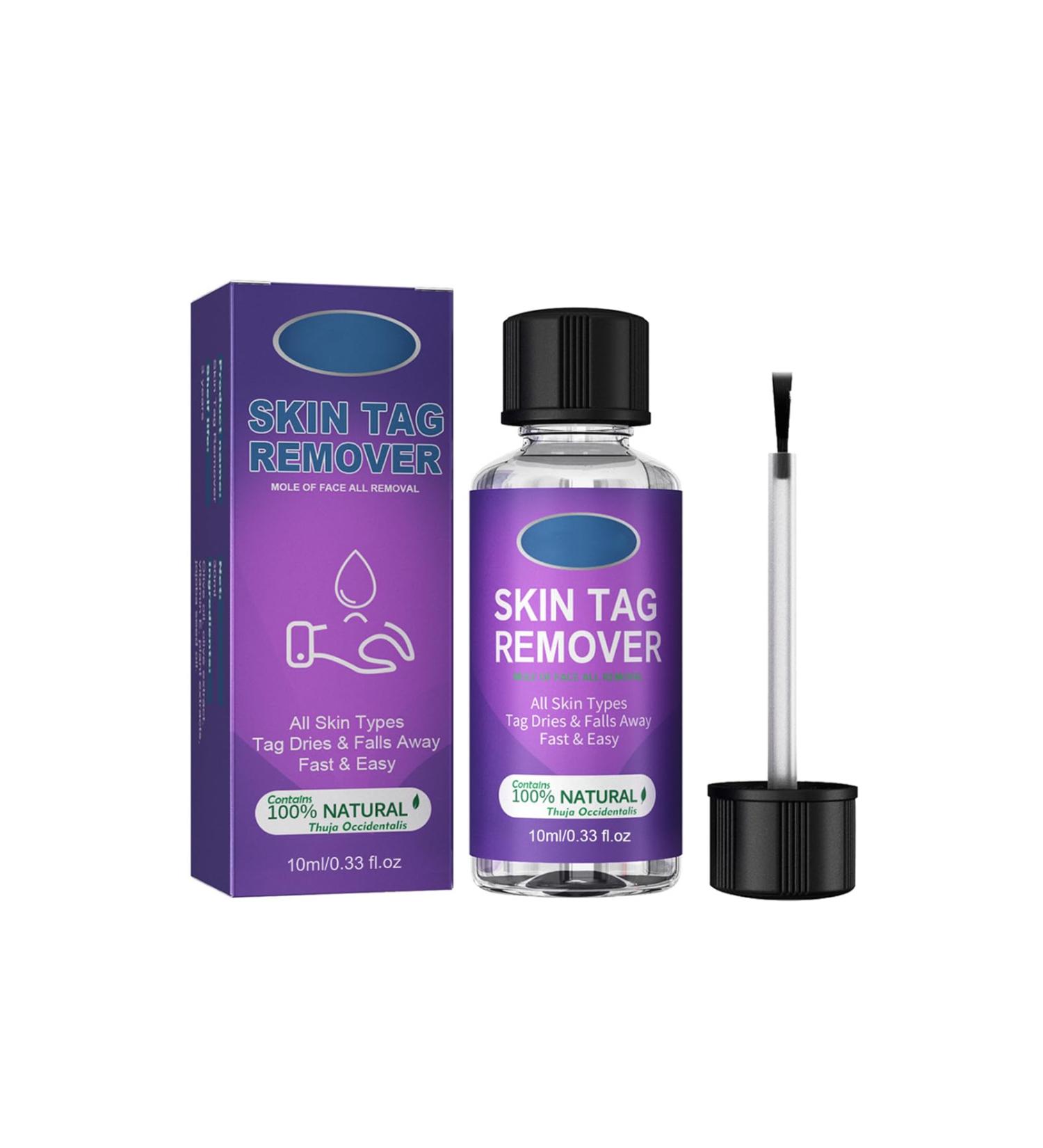 Skin Tag Label Removal Natural Wart Remover Skin Tag Mole Remover Skin Tag Corrector Fast-Acting Skin Tag Mole Removal (10ML 1PCS)