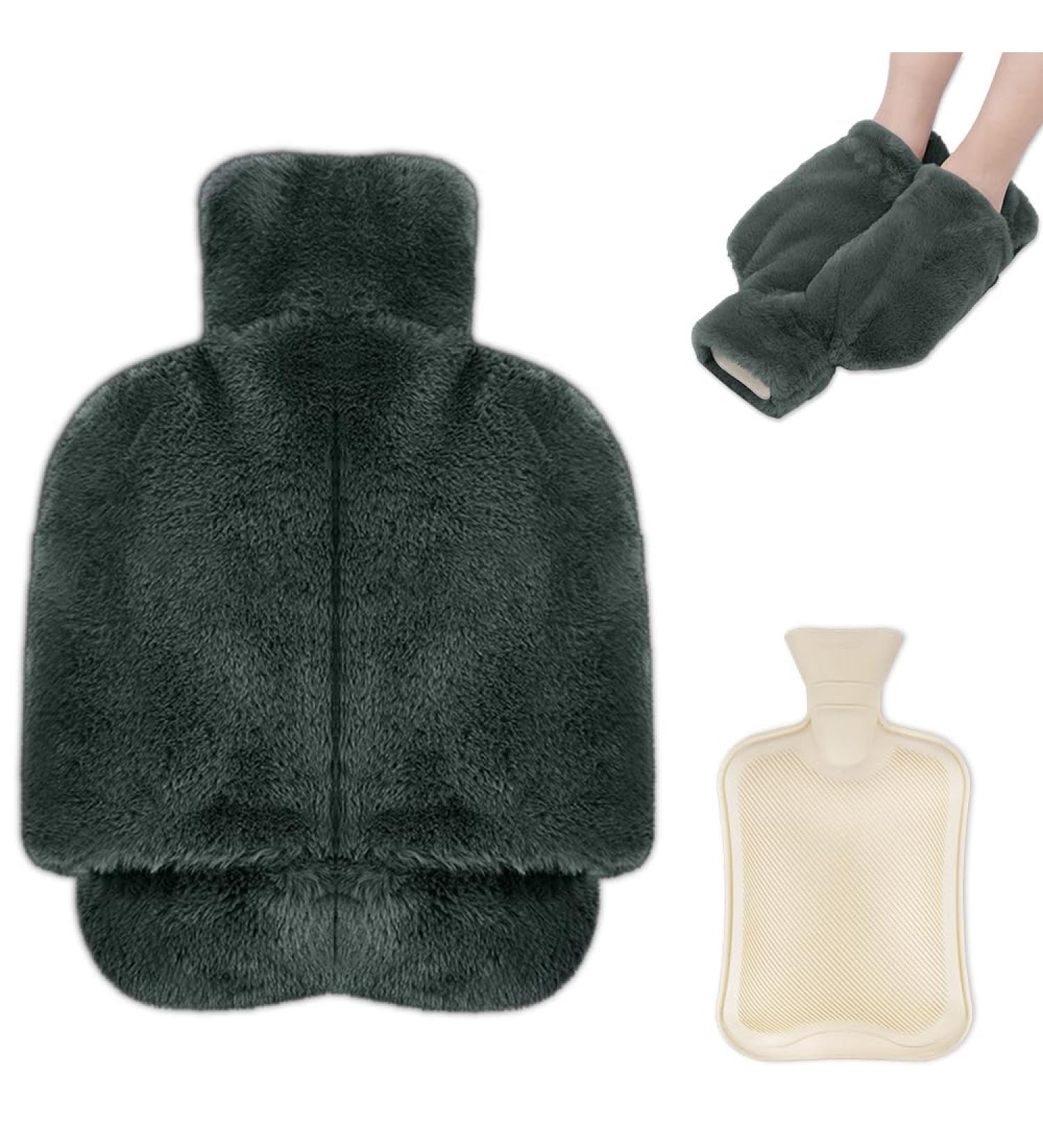 Buy Aoreun Electric-Free Foot Warmer | 2L Hand Warmer & Heat Bottle | Ideal Winter Solution for Men Women & Children - Black & Gray - Buy Online on GoSupps.com