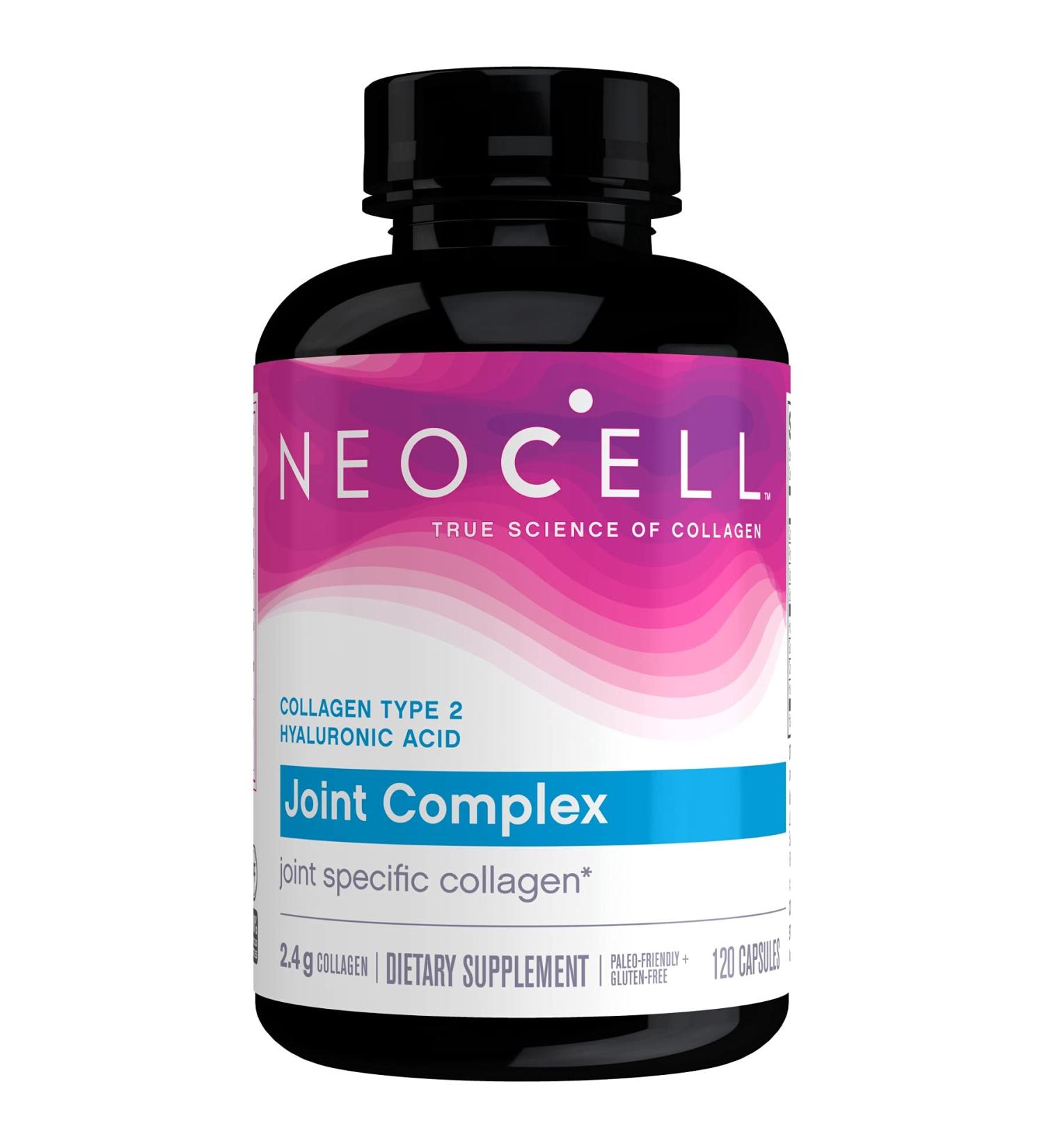 NeoCell Joint Complex - Type 2 Hydrolyzed Collagen for Joint & Cartilage Support - 120 Capsules - Buy Online on GoSupps.com